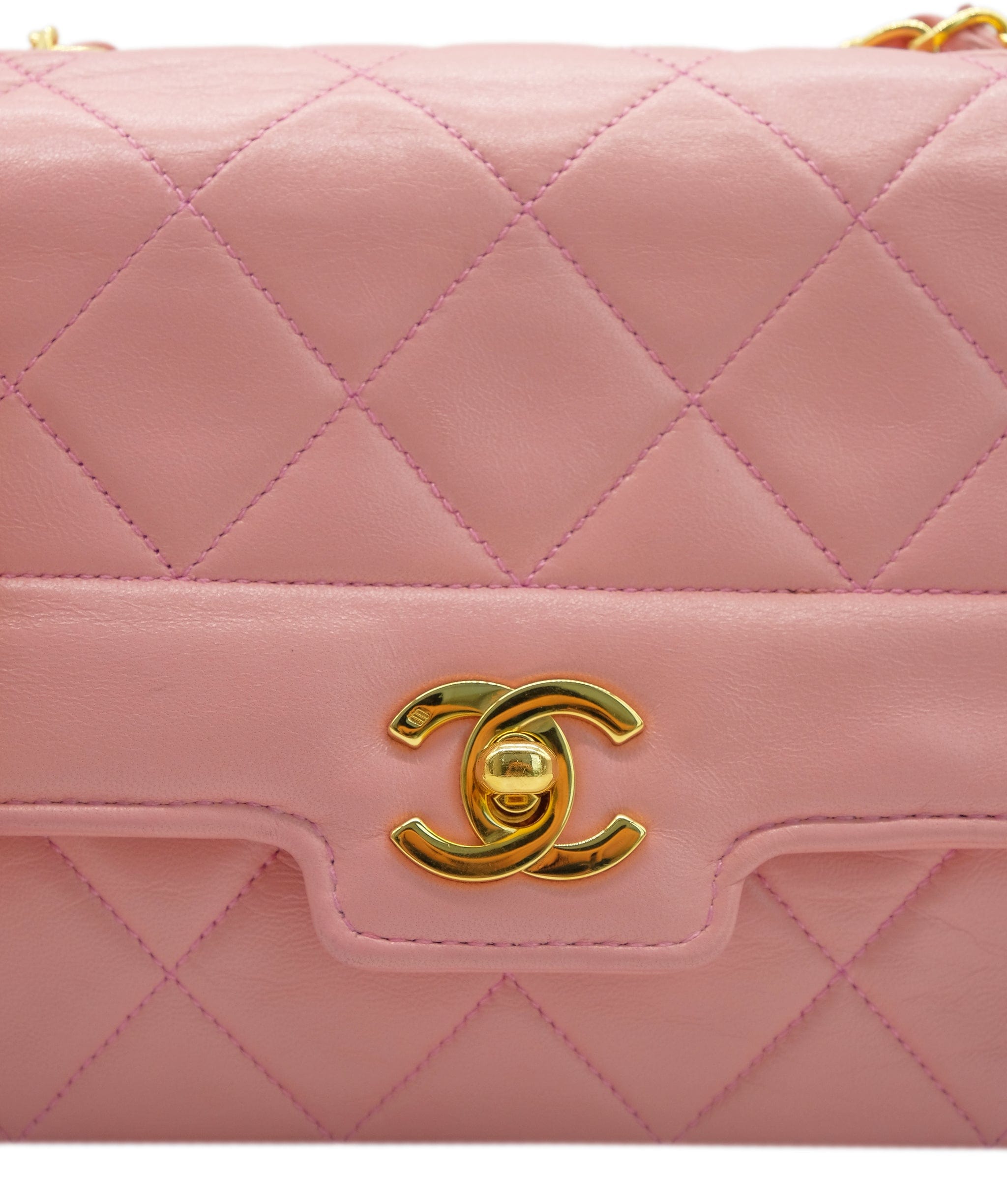 Chanel Chanel Pink Matelasse Flap bag ASL8445