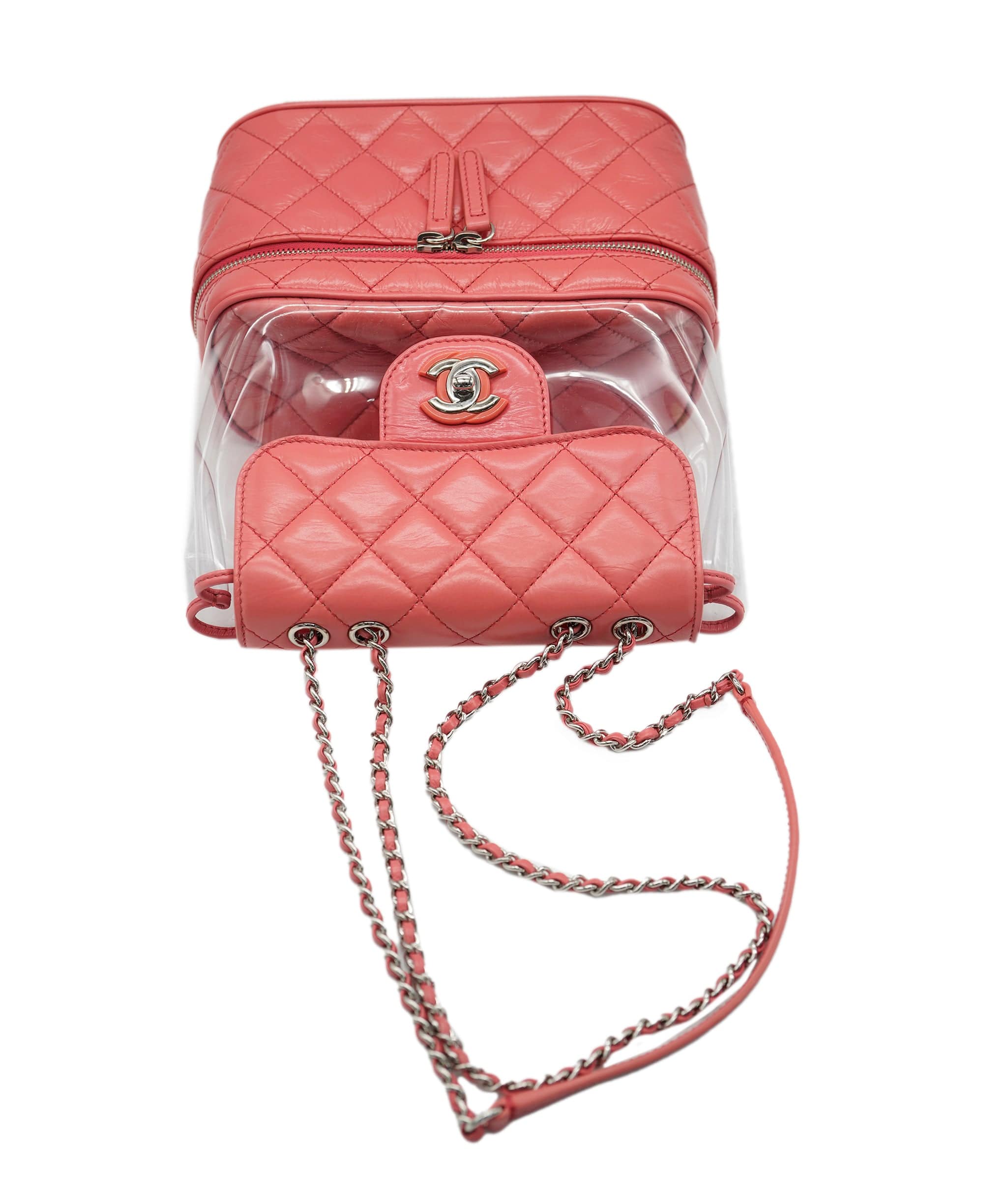 Chanel chanel pink/pvc bag AVC1229