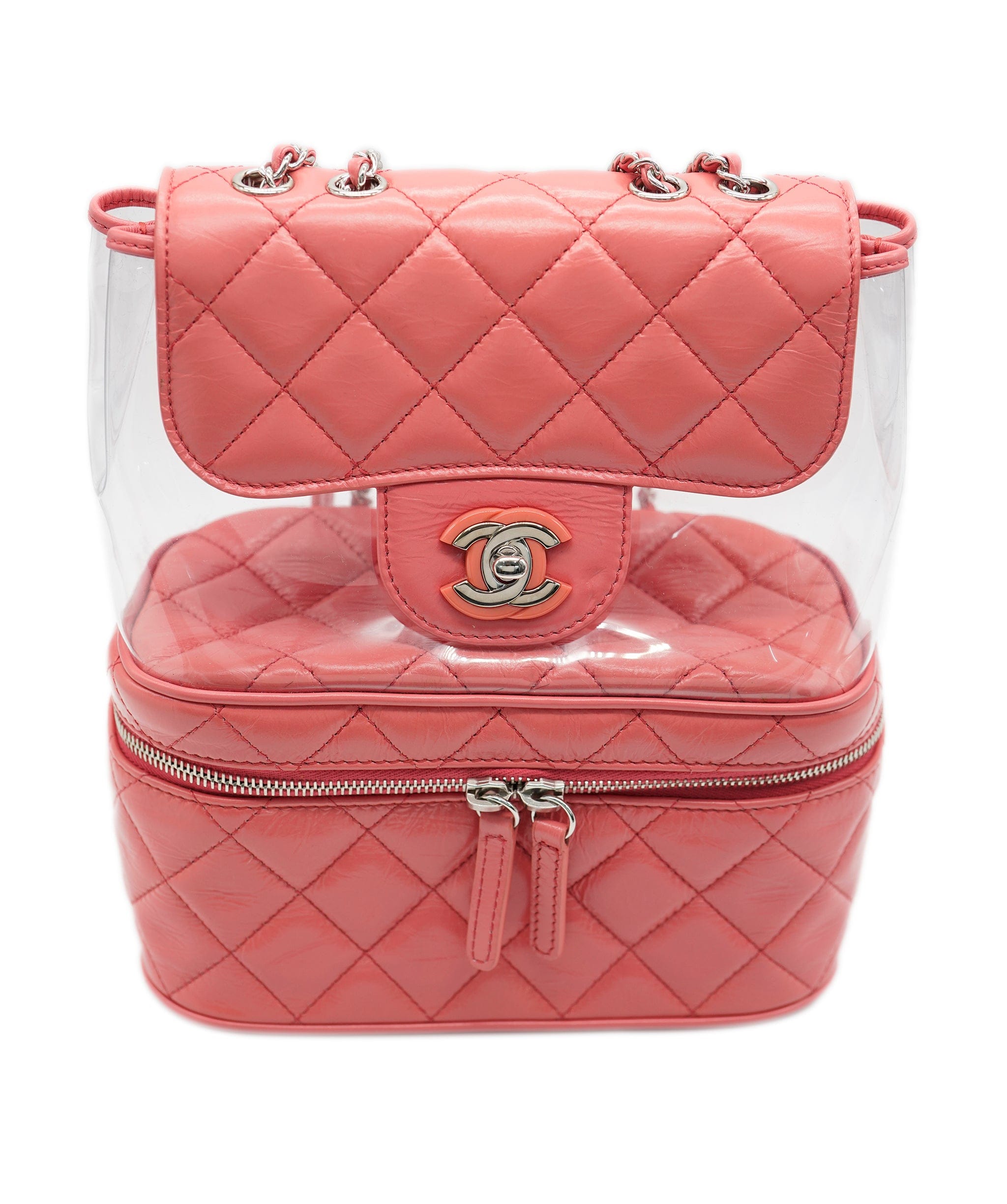 Chanel chanel pink/pvc bag AVC1229