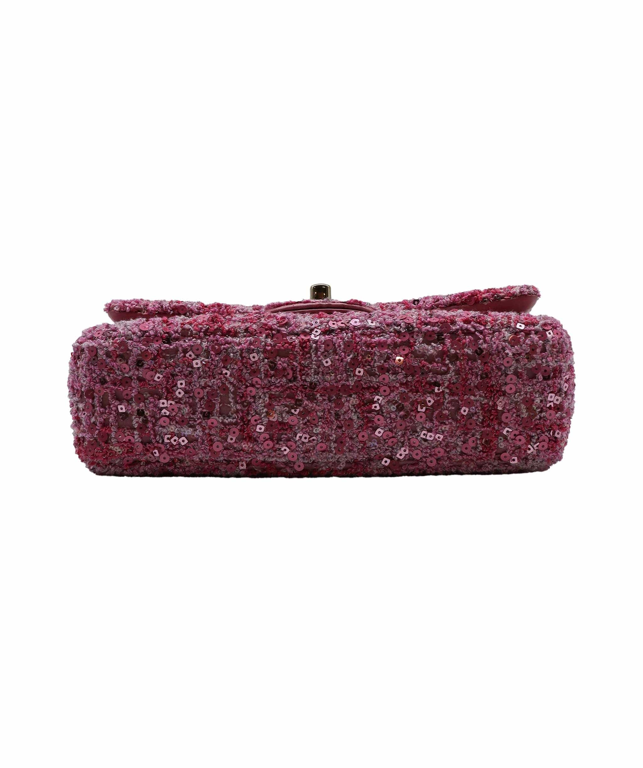 Chanel Chanel pink sequin mini square DXBV0034