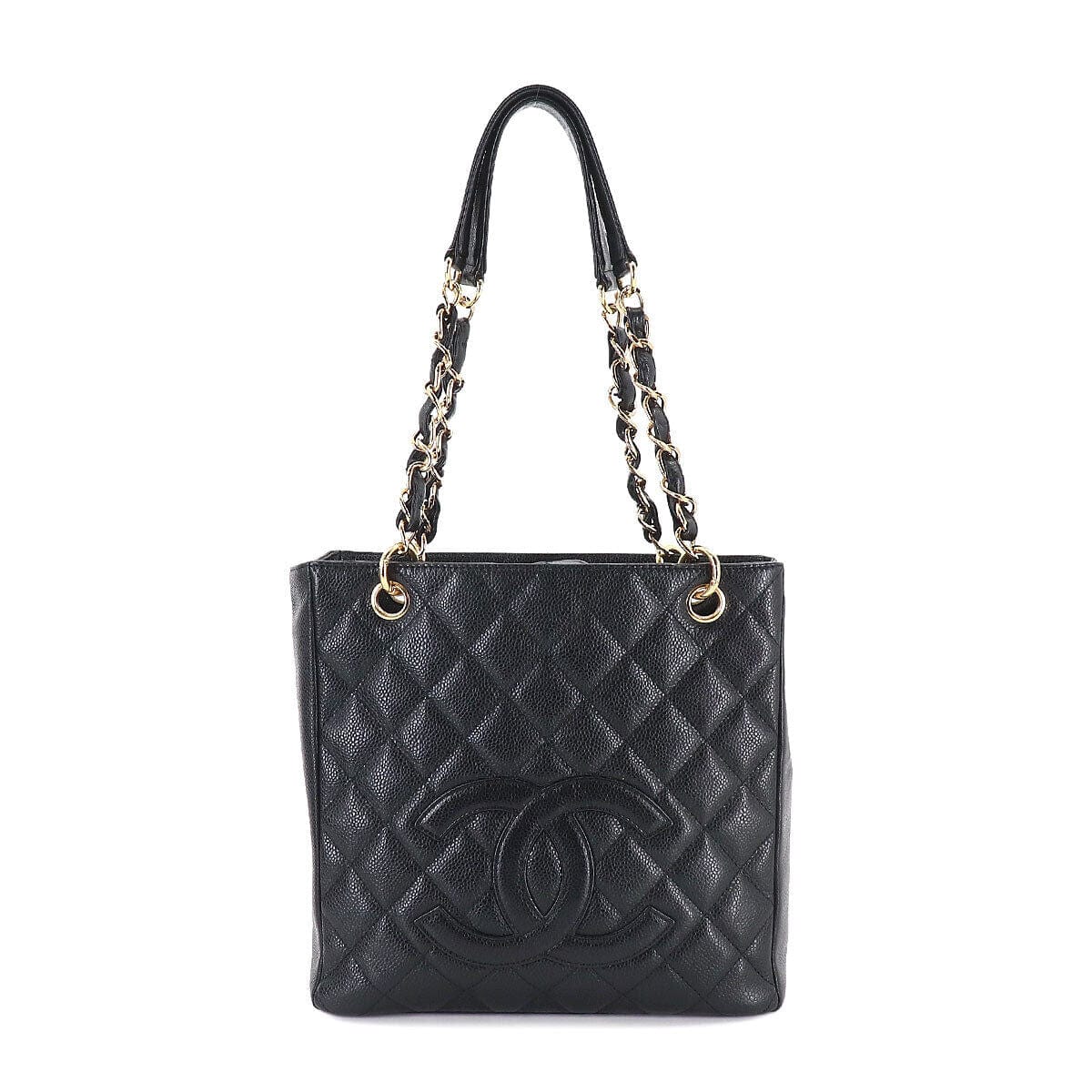 Chanel Chanel PST tote Caviarskin black seal only series 8 ASL8693