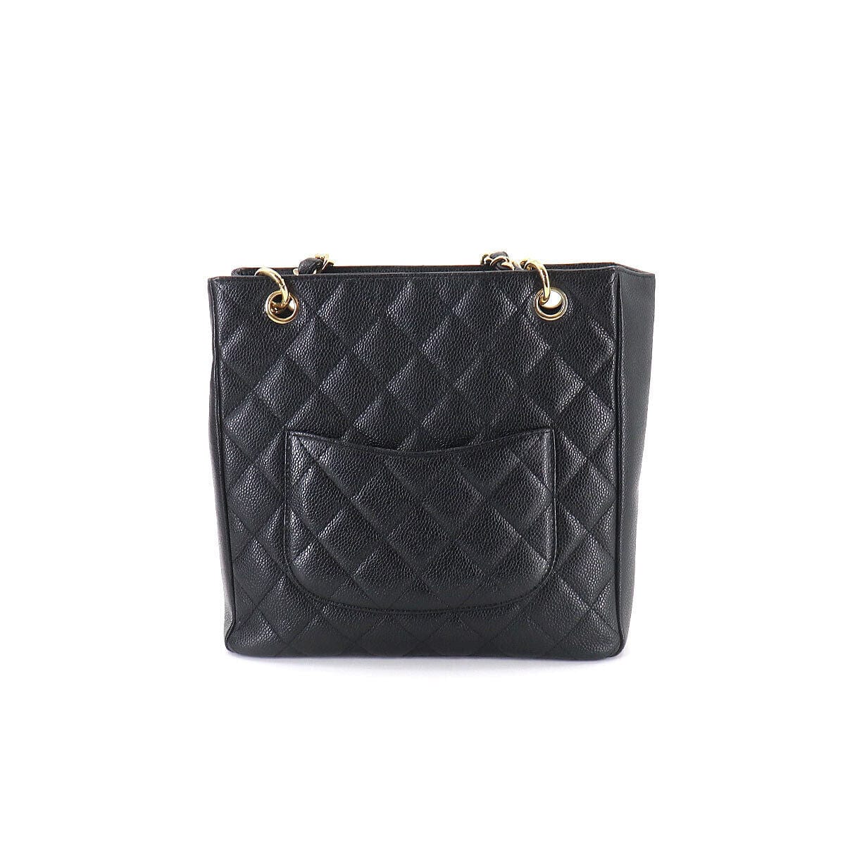 Chanel Chanel PST tote Caviarskin black seal only series 8 ASL8693