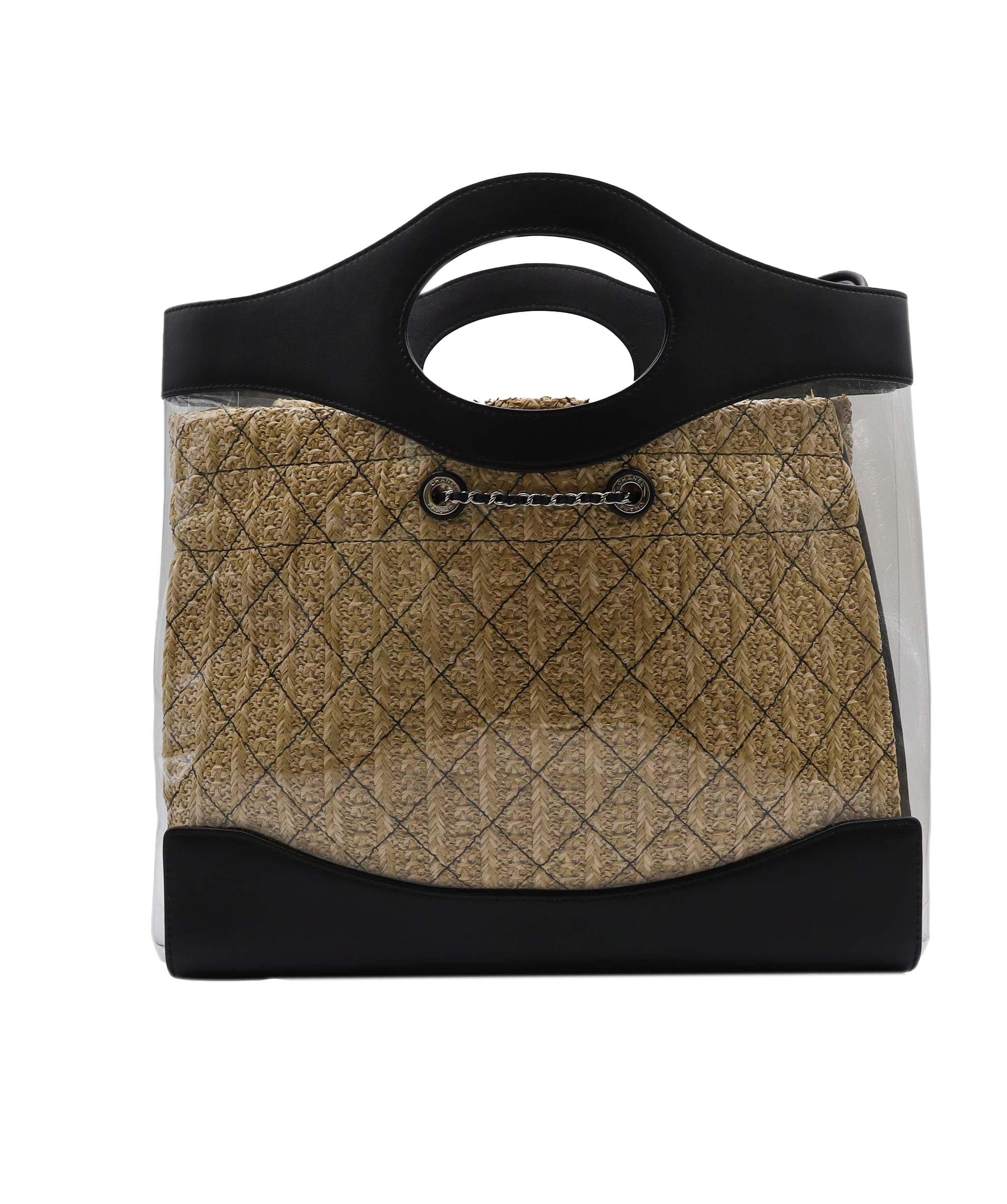 Chanel Chanel PVC Raffia Bag with dustbag and card ASL10910