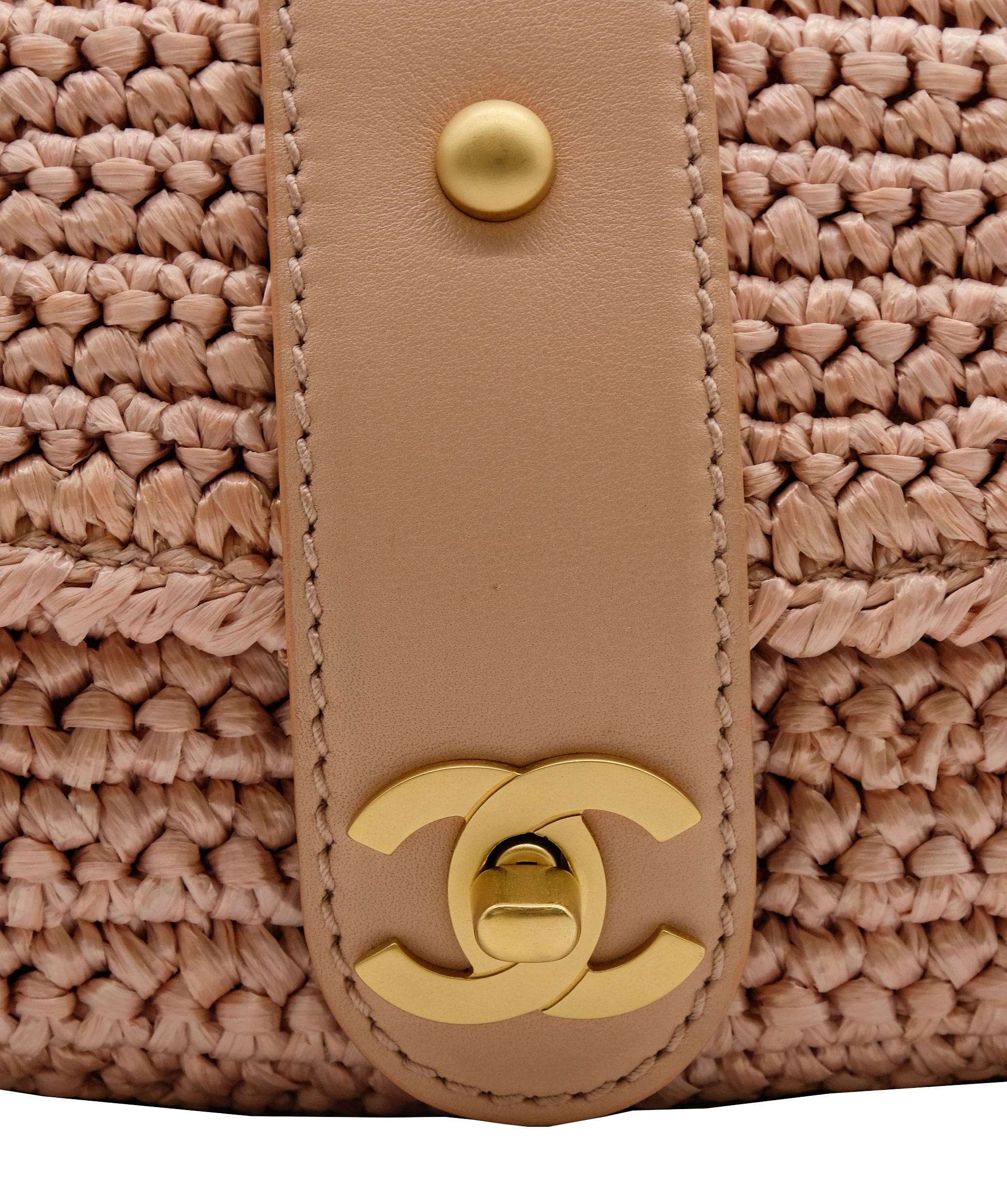 Chanel CHANEL RAFFIA SHOLDER BAG DXBS0133