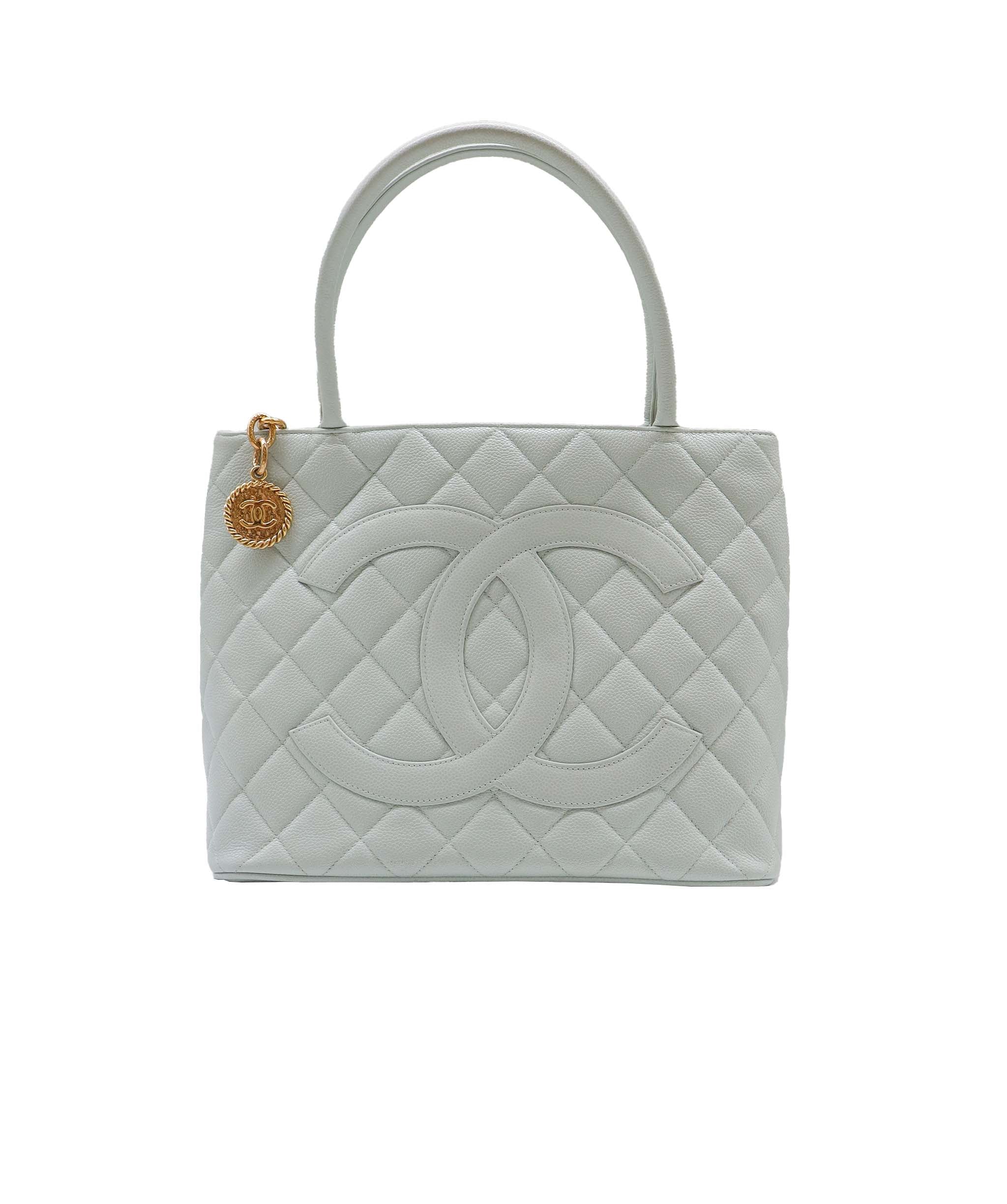 Chanel Chanel Rare Baby Blue Medallion Tote Bag  - DXBV0068