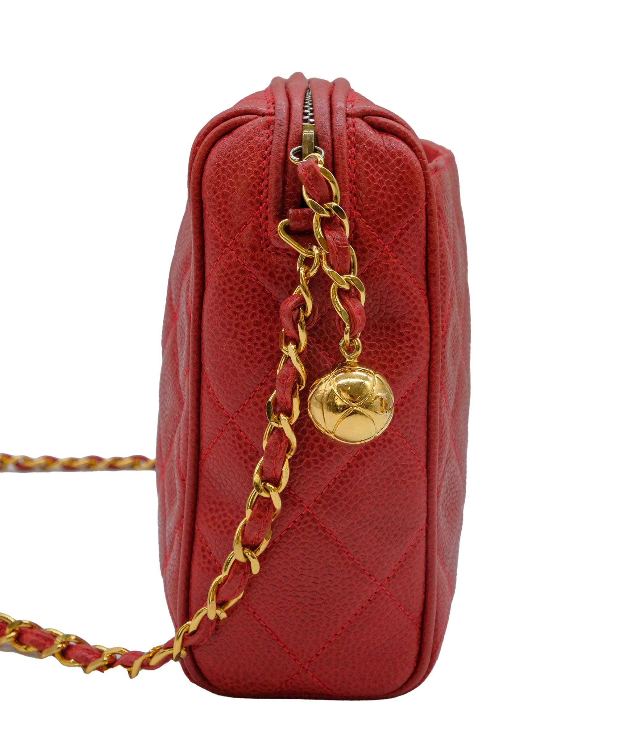 Chanel Chanel Red Caviar Camera Bag Red Caviar ASC5260