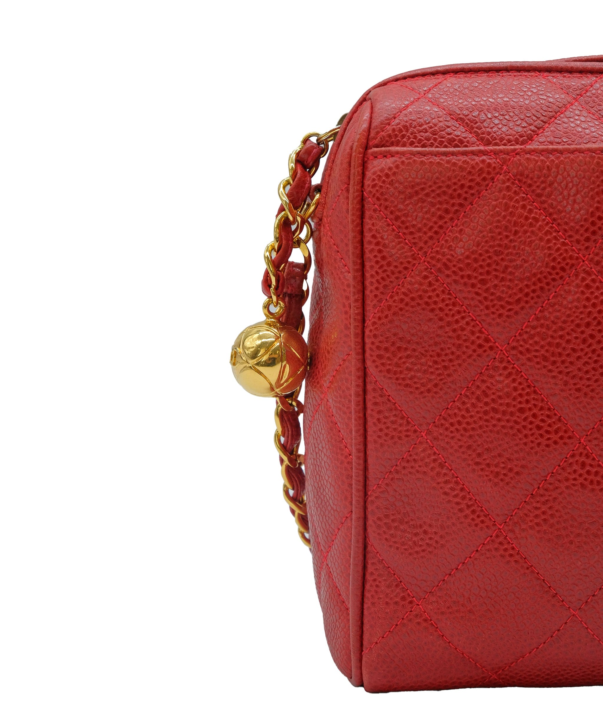 Chanel Chanel Red Caviar Camera Bag Red Caviar ASC5260