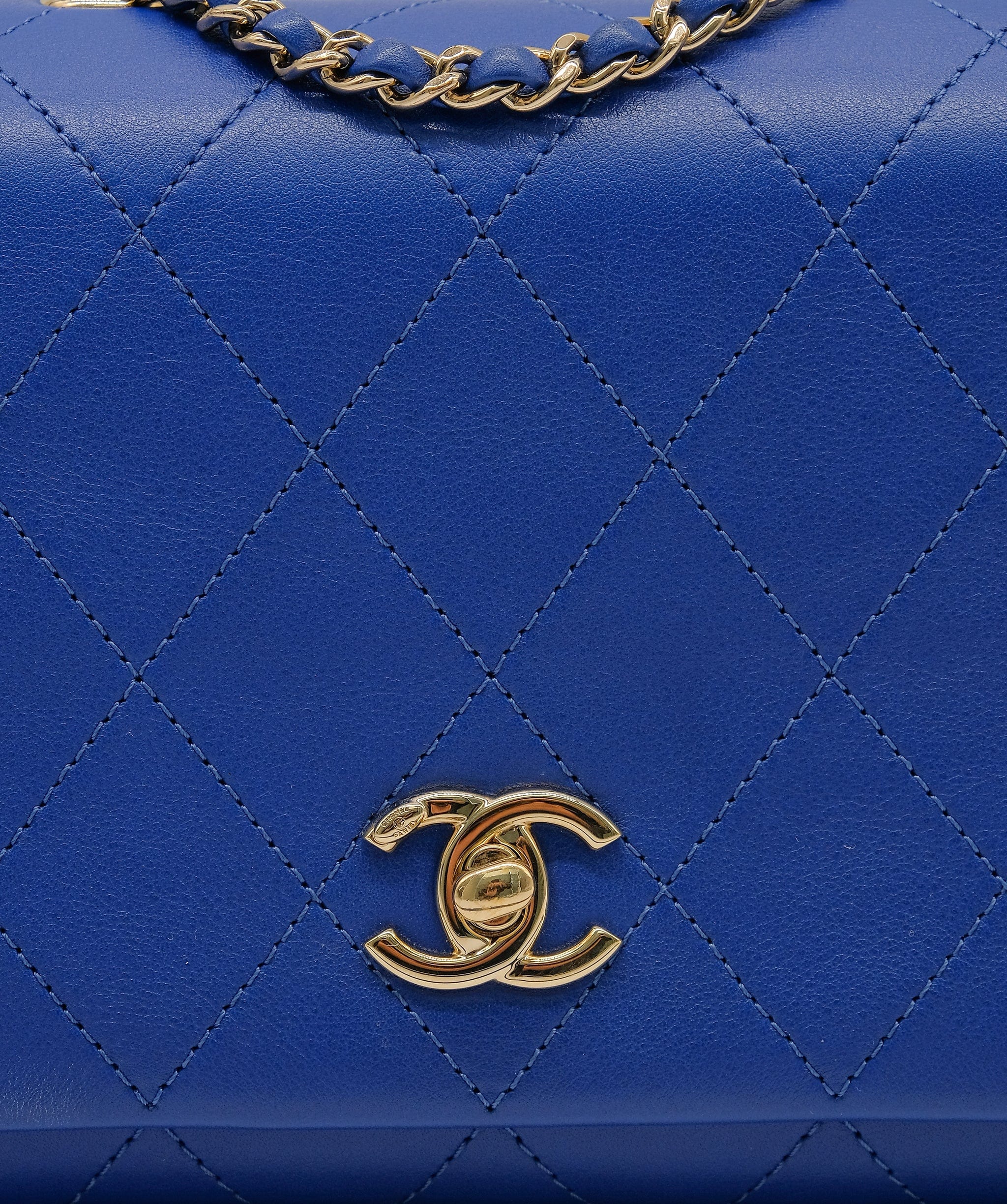 Chanel Chanel Royal Blue Crossbody Bag RJC3753