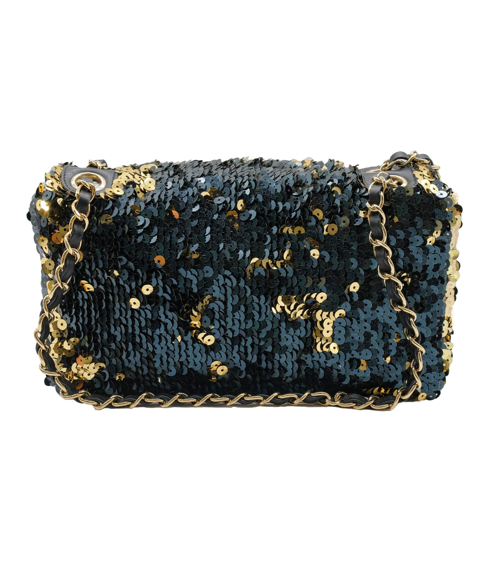 Chanel CHANEL Sequin Black and Gold DXBS0147