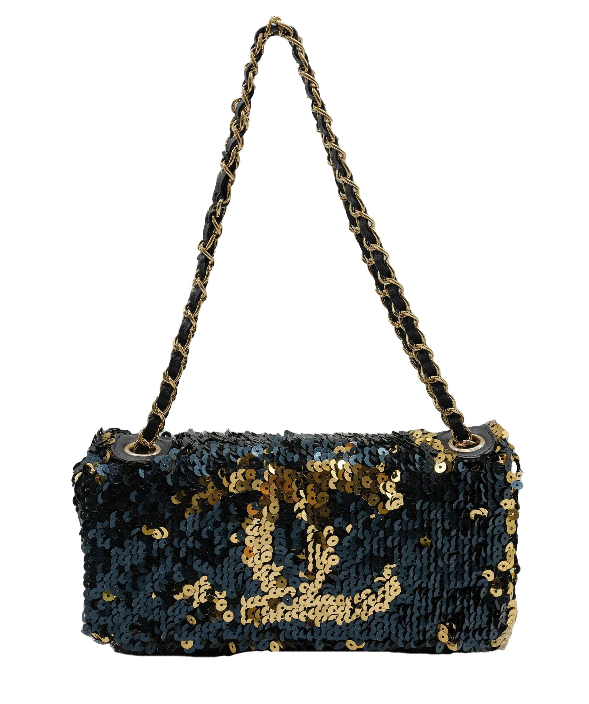 Chanel CHANEL Sequin Black and Gold DXBS0147