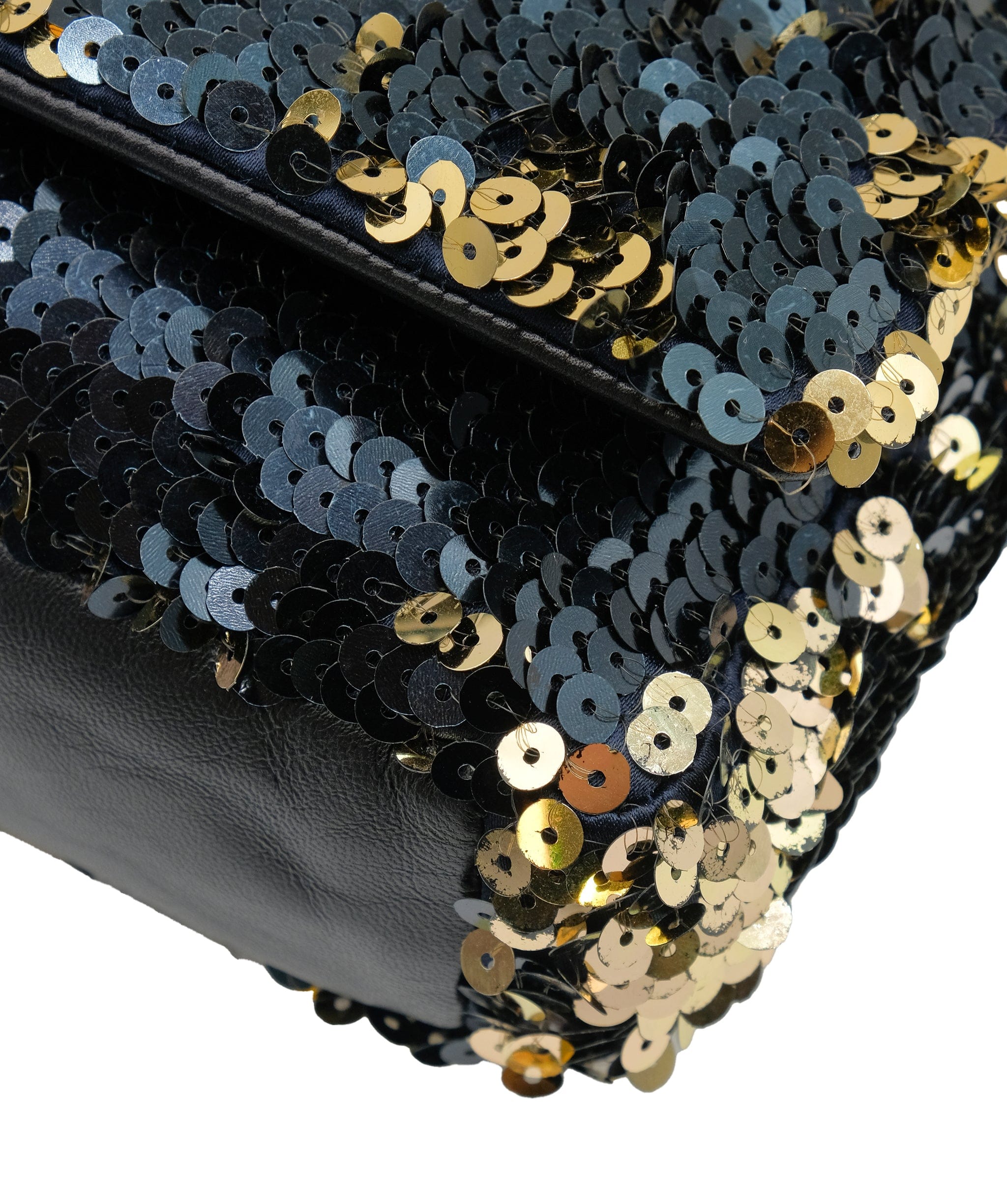 Chanel CHANEL Sequin Black and Gold DXBS0147