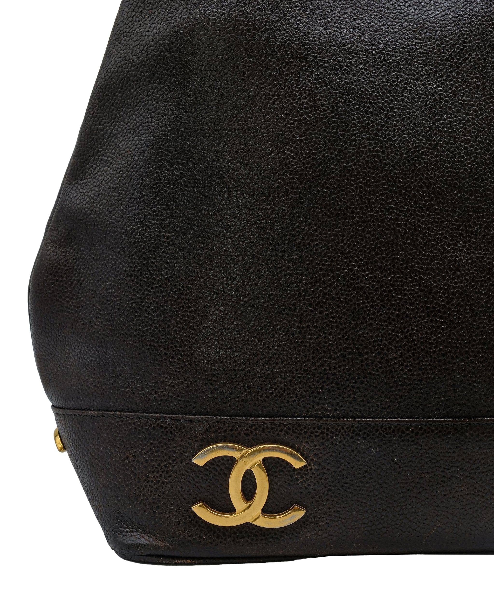 Chanel Chanel Sling Shoulder Brown Caviar Bag - ASC5313