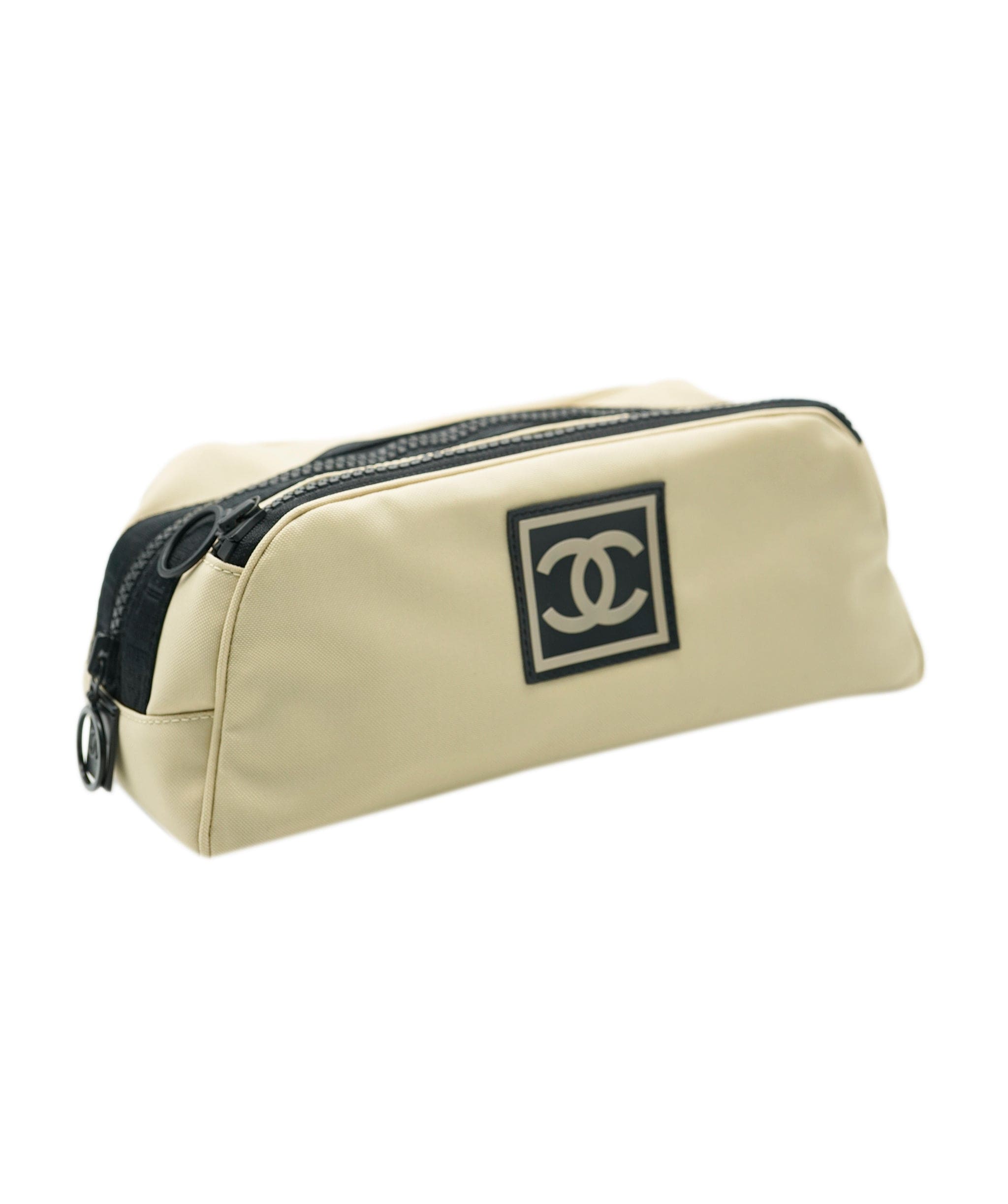 Chanel Chanel Sport Clutch Bag Beige  ASL10586