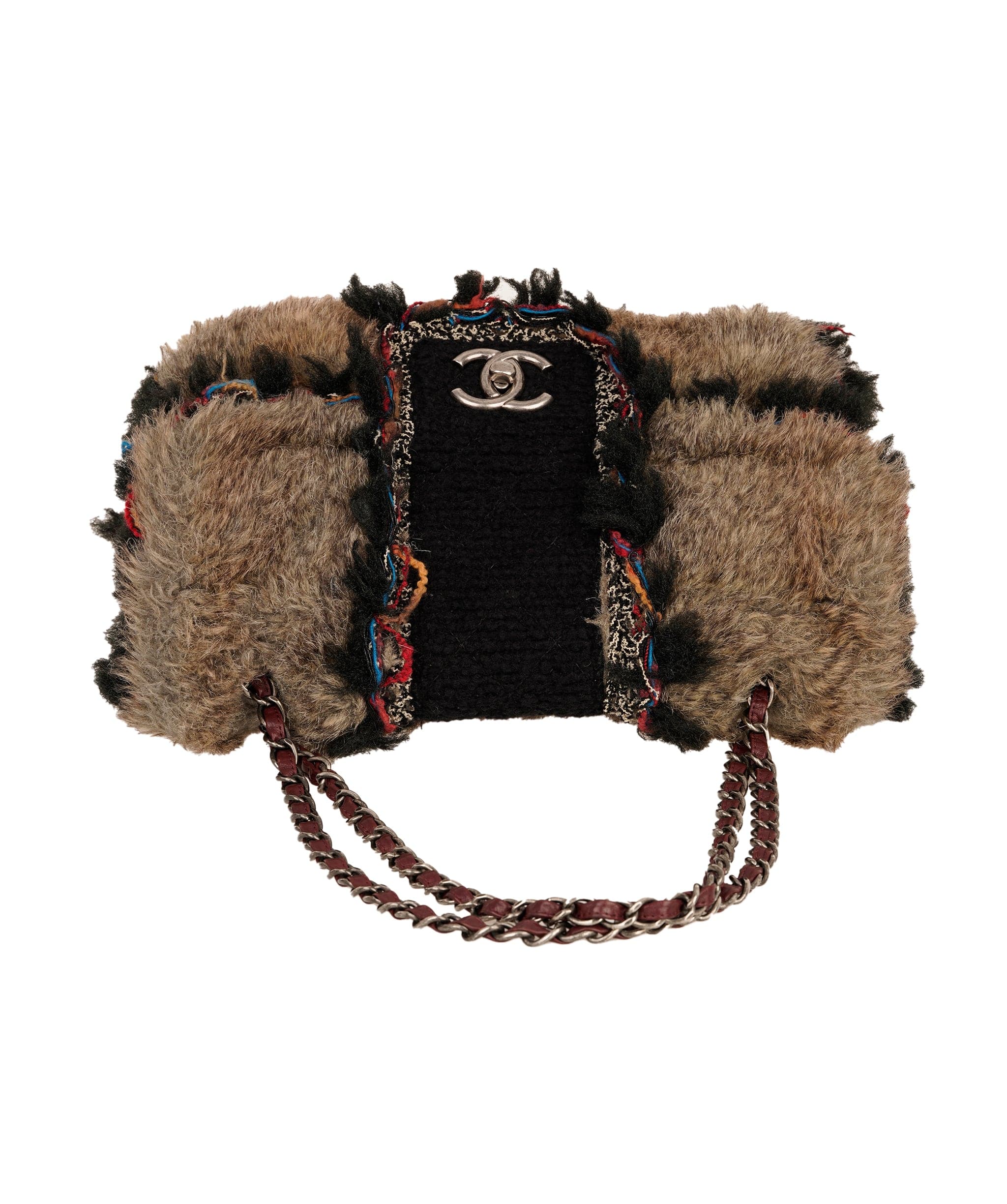 Chanel Chanel Timeless Jumbo fur arctic shw FW2010 bag - APC0032