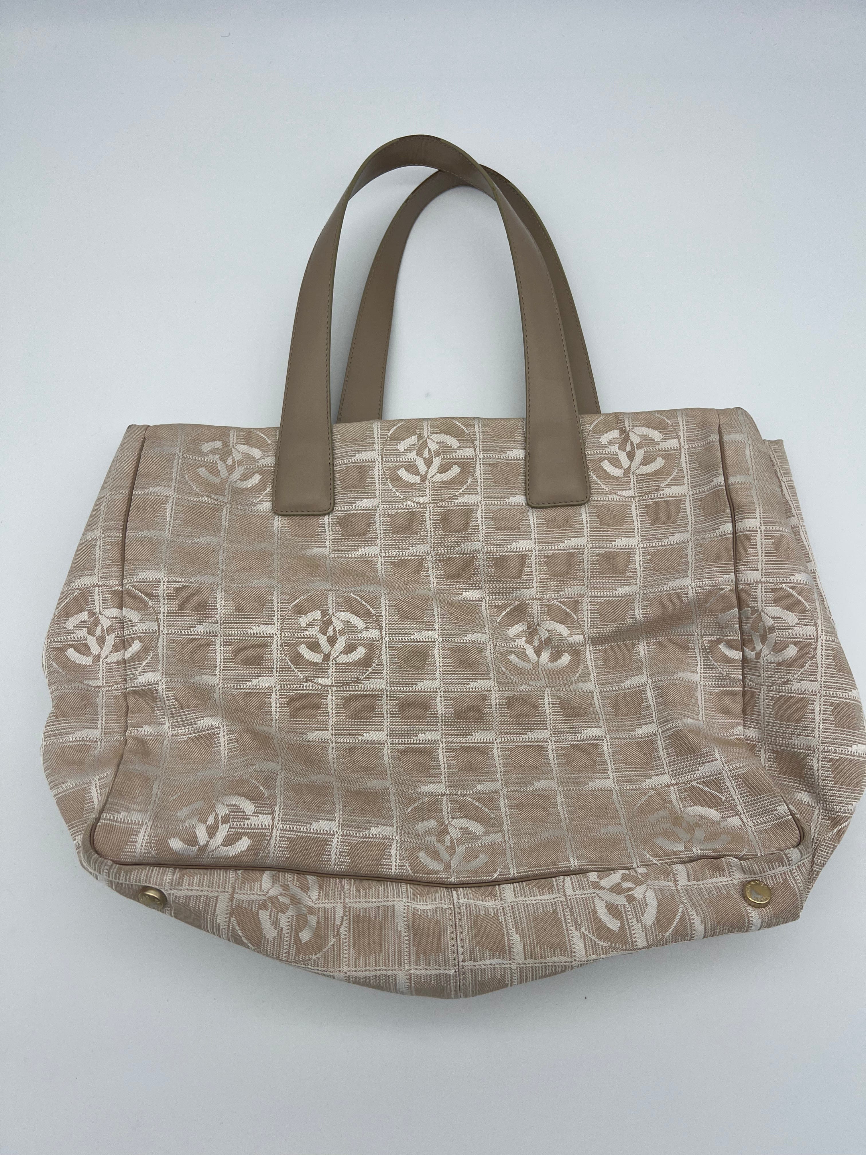 Chanel Chanel Travel Line Beige Tote PXL1238