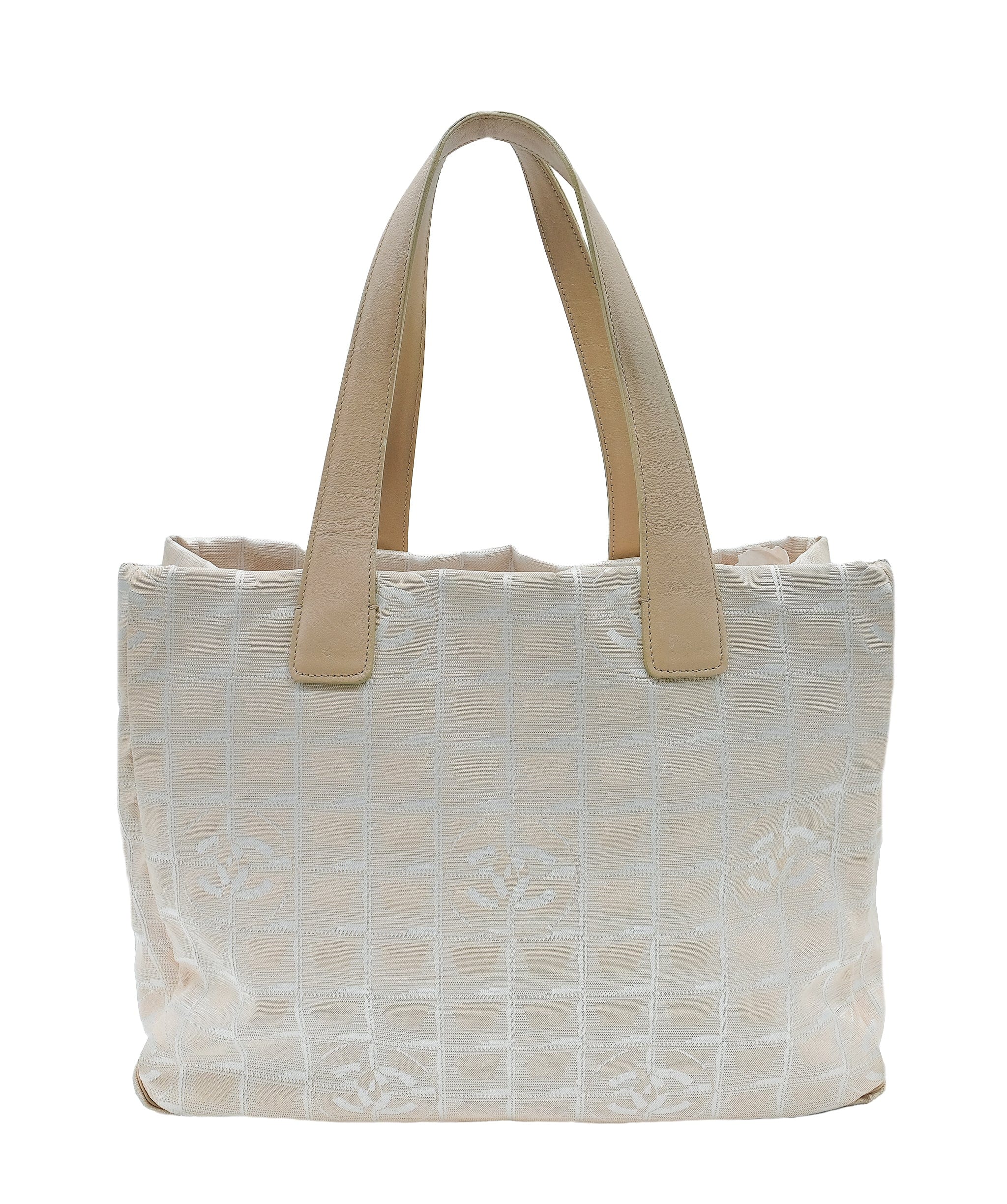 Chanel Chanel Travel line Tote Beige MM RJC3210