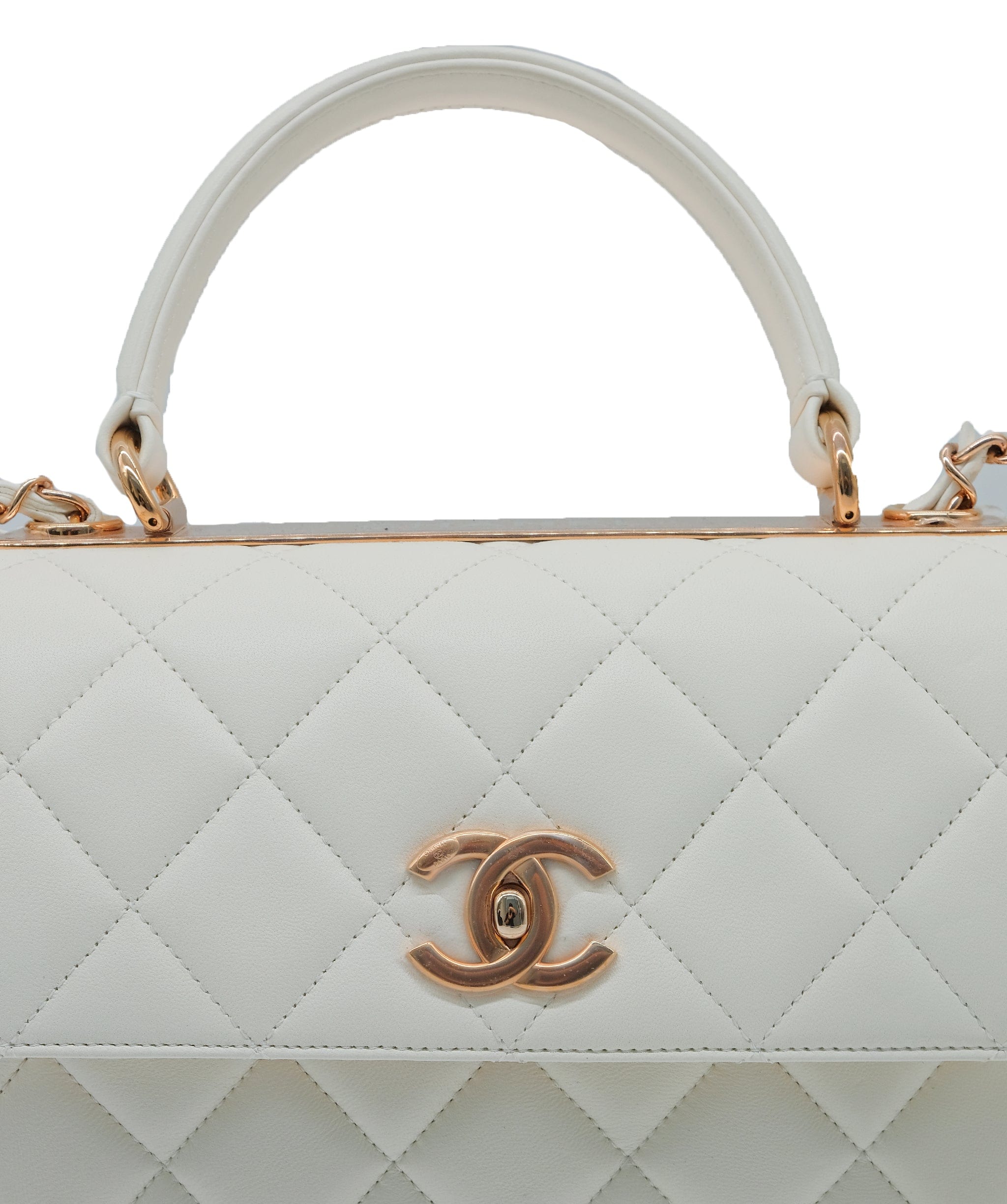 Chanel Chanel Trendy White lambskin  RGH RJC3254