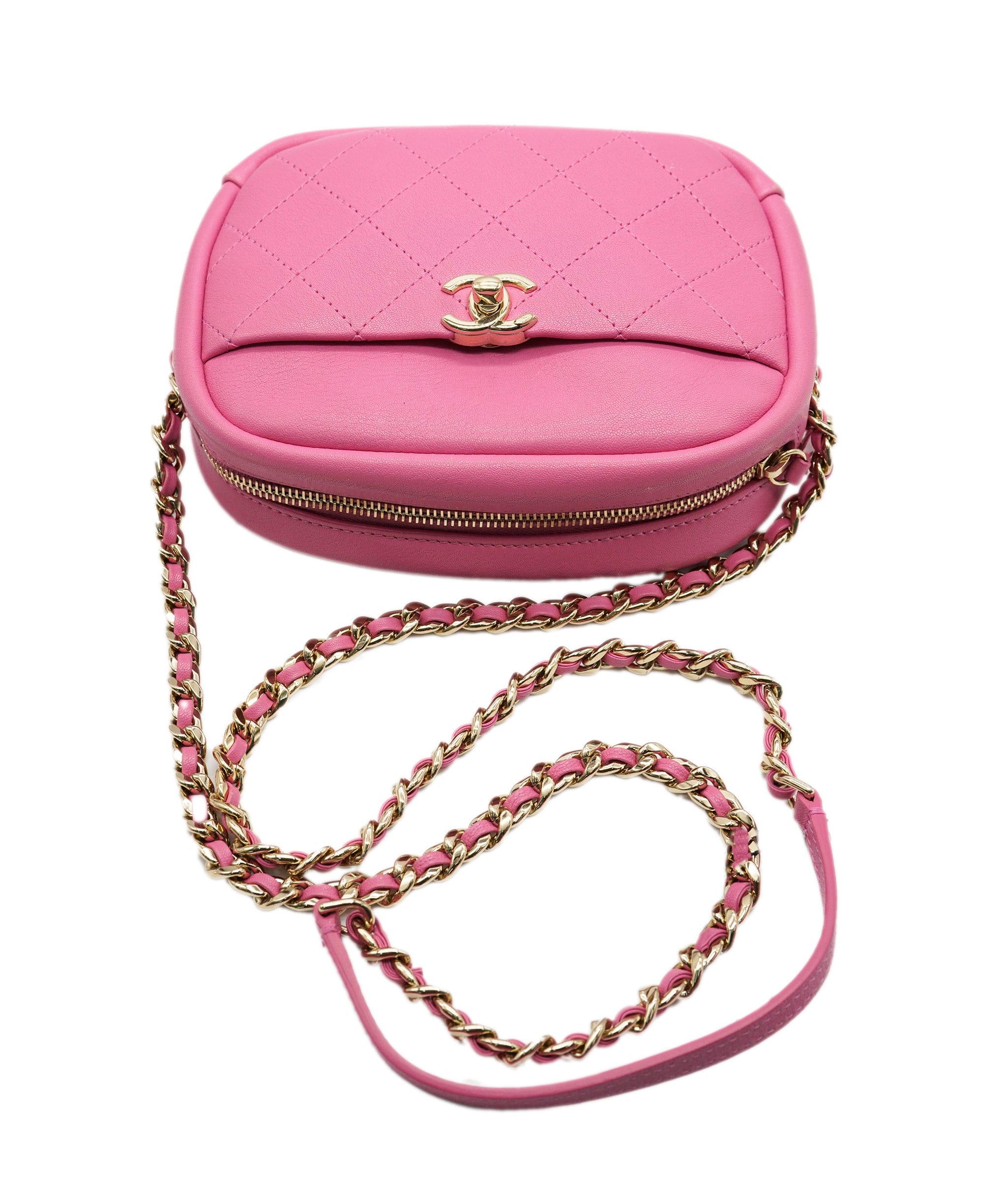 Chanel Chanel Triple Camera Style Crossbody Pink ALL0652