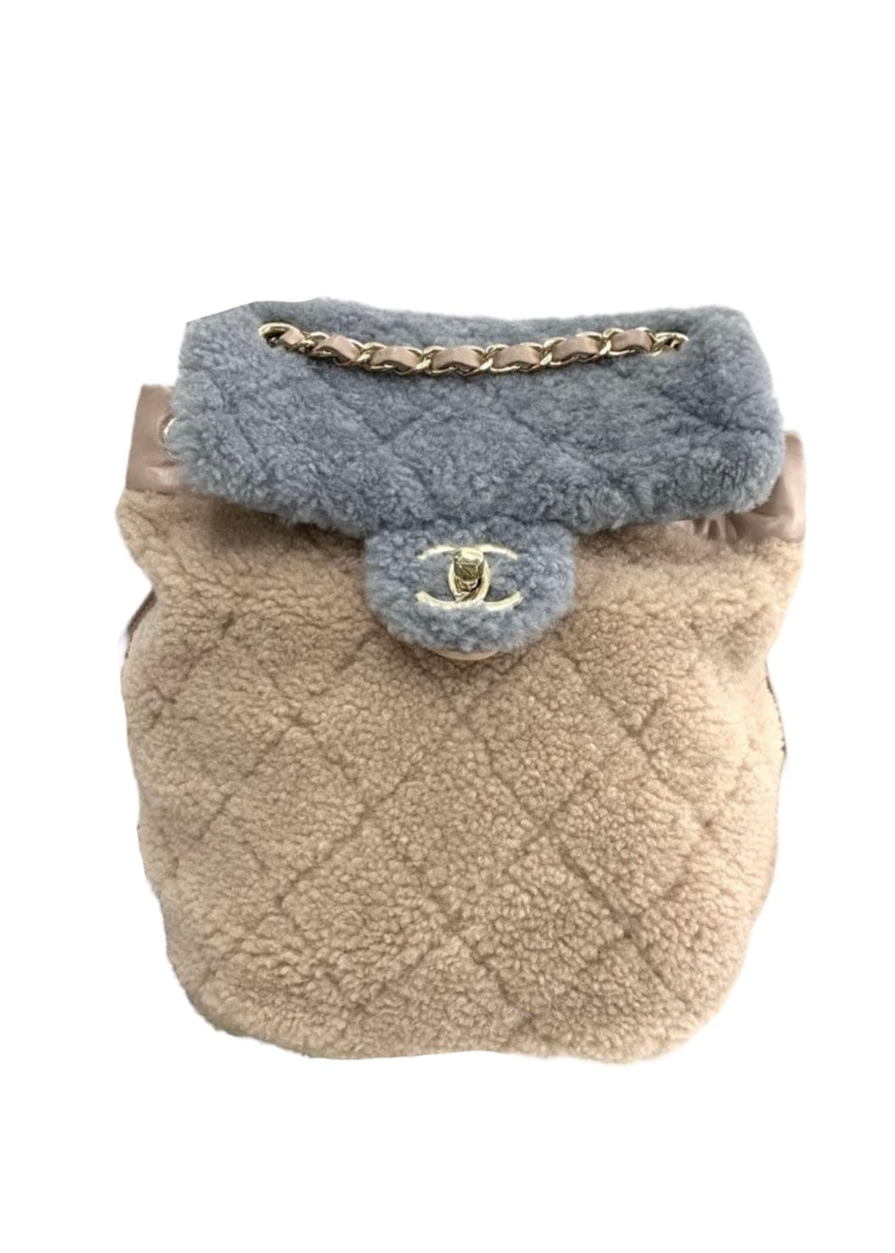 Chanel Chanel Urban Spirit Backpack Tricolour Wool GHW #28 SKC1751