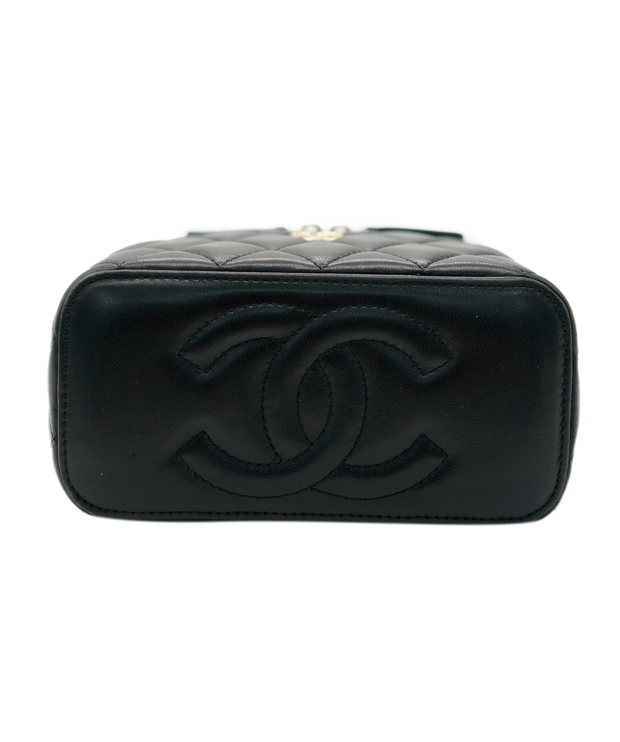 Chanel Chanel Vanity Lambskin Leather Silver Hardware ALL0722