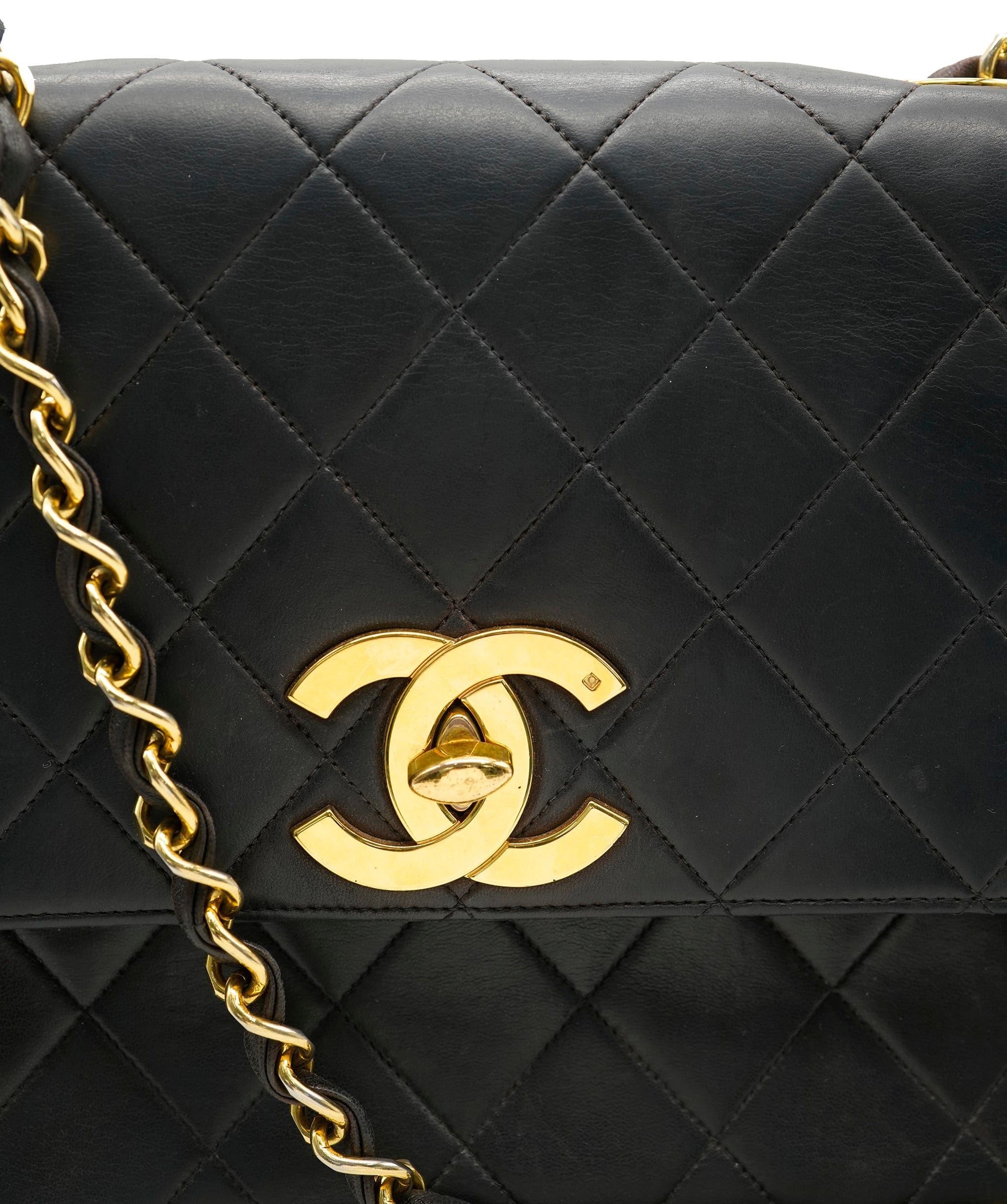 Chanel Chanel vintage black square XL bag - AJC0494