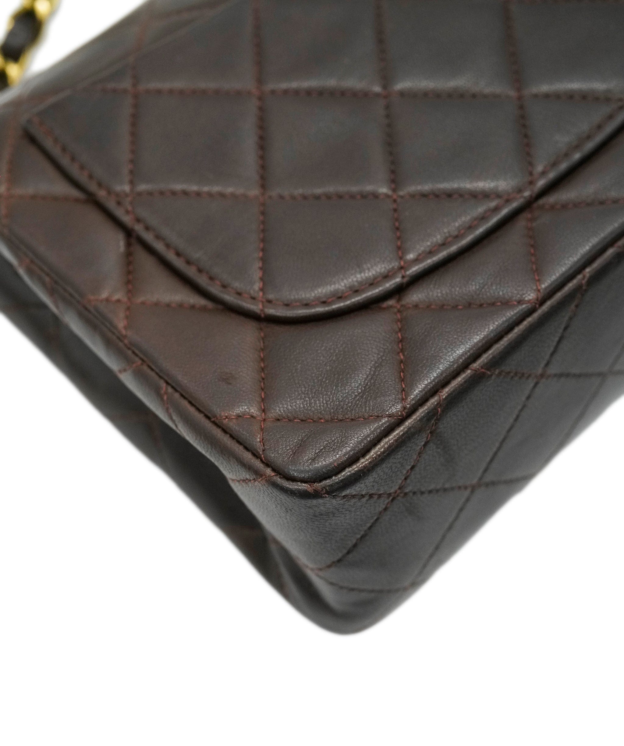 Chanel Chanel Vintage Brown Mini Square Flap DBXS0038