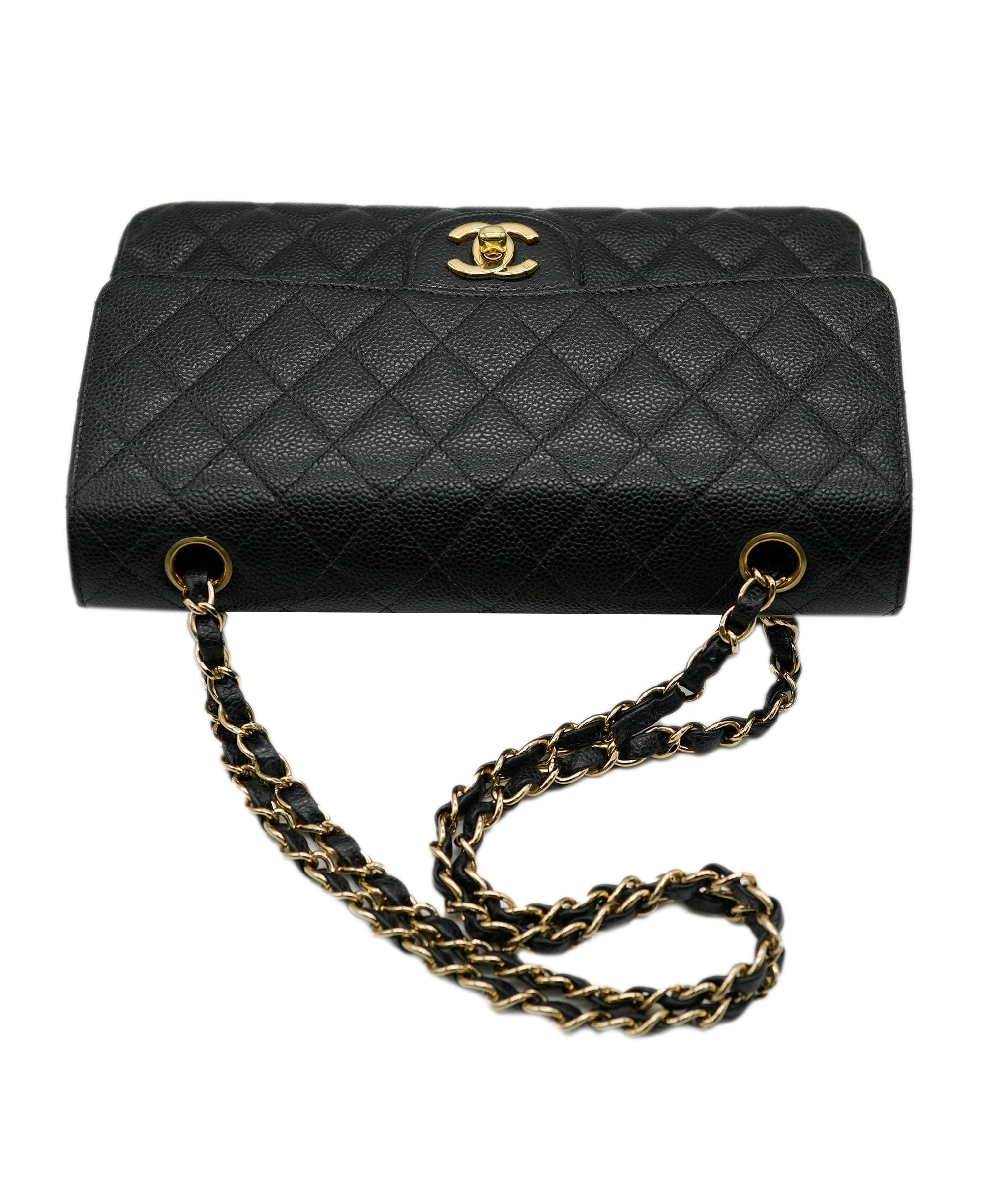 Chanel Chanel Vintage Classic Flap Medium Black Caviar GHW #7 ASL10558