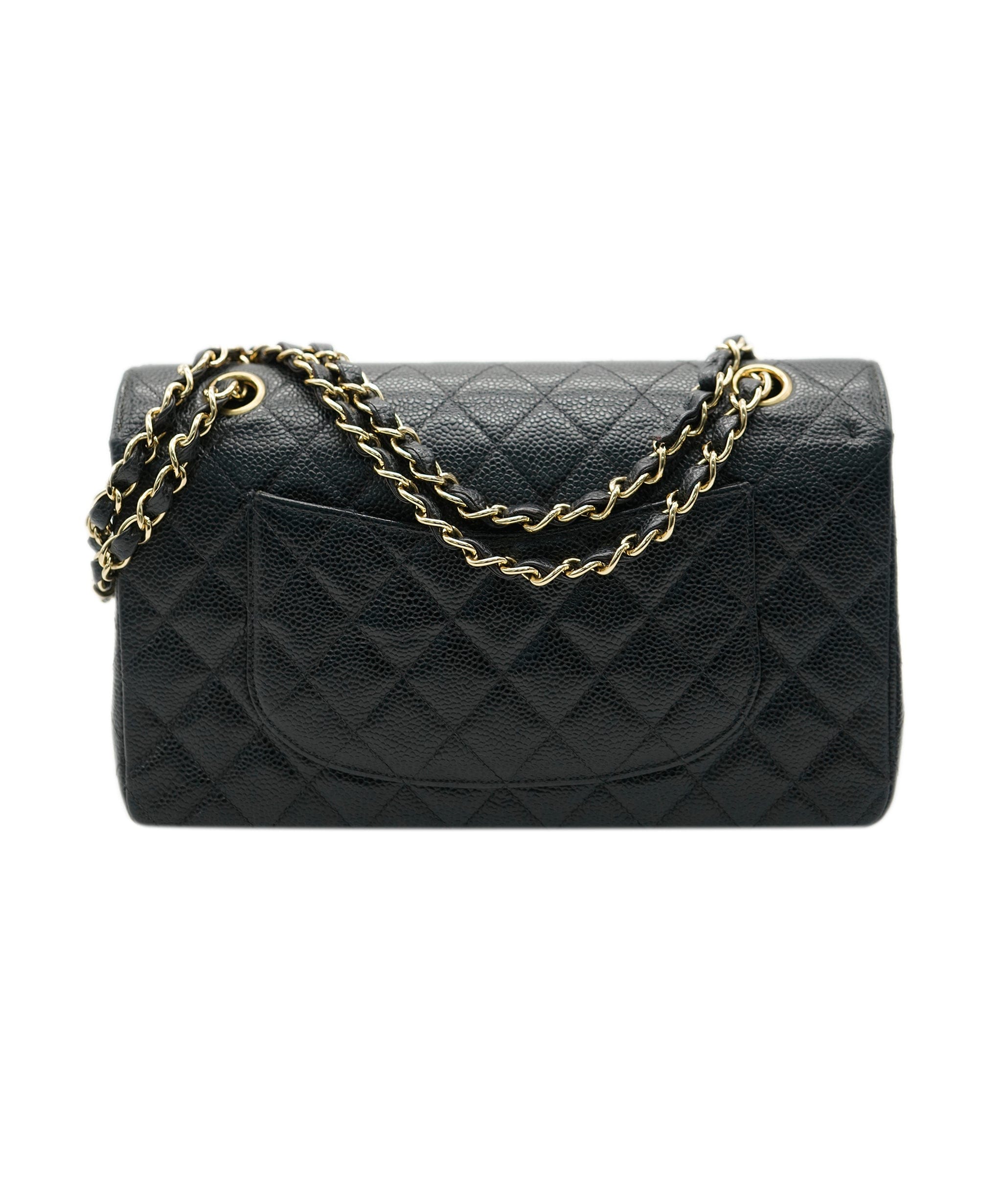 Chanel Chanel Vintage Classic Flap Medium Black Caviar GHW #7 ASL10558