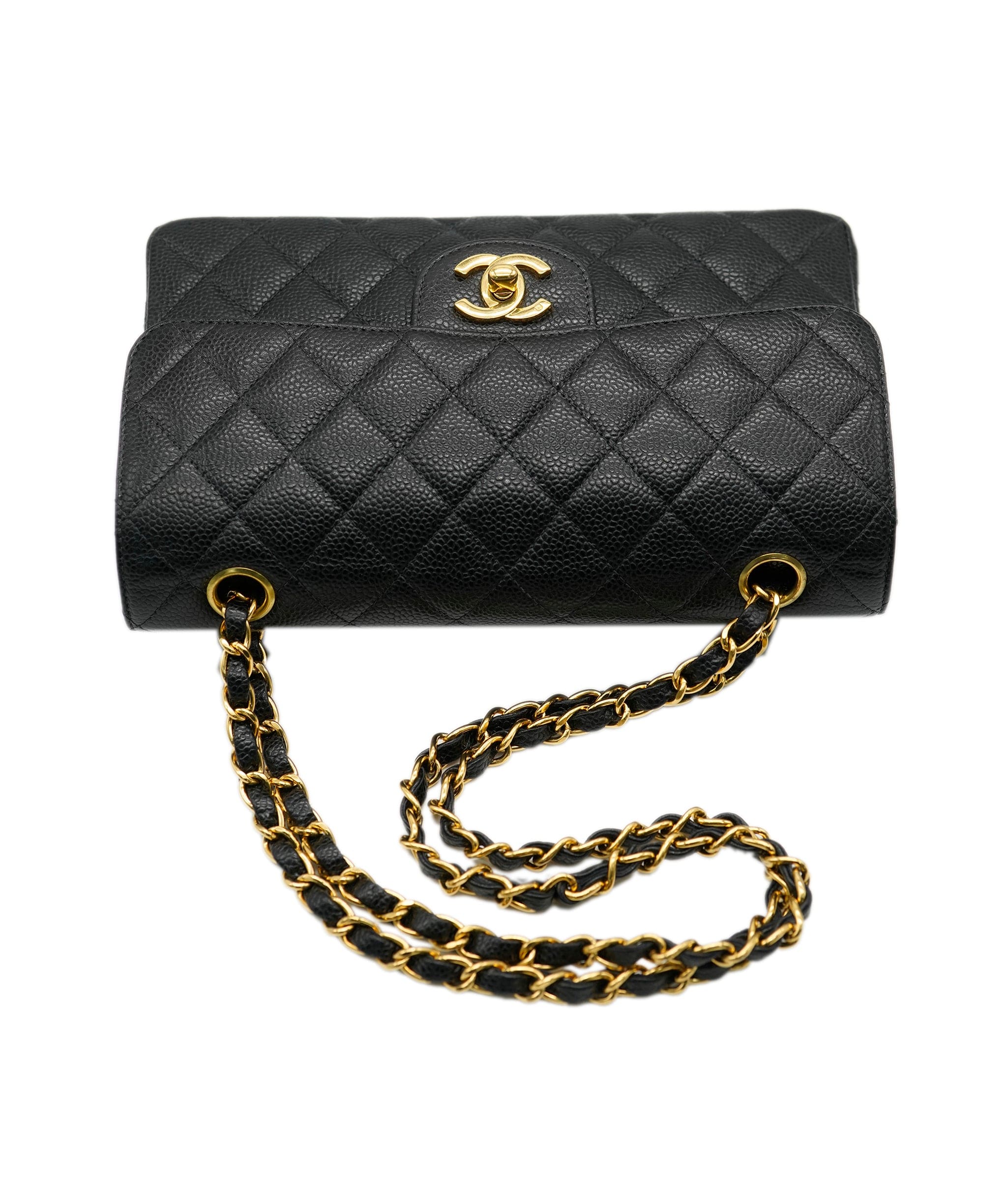 Chanel Chanel Vintage Classic Flap Small Black Caviar GHW #6 ASL10561