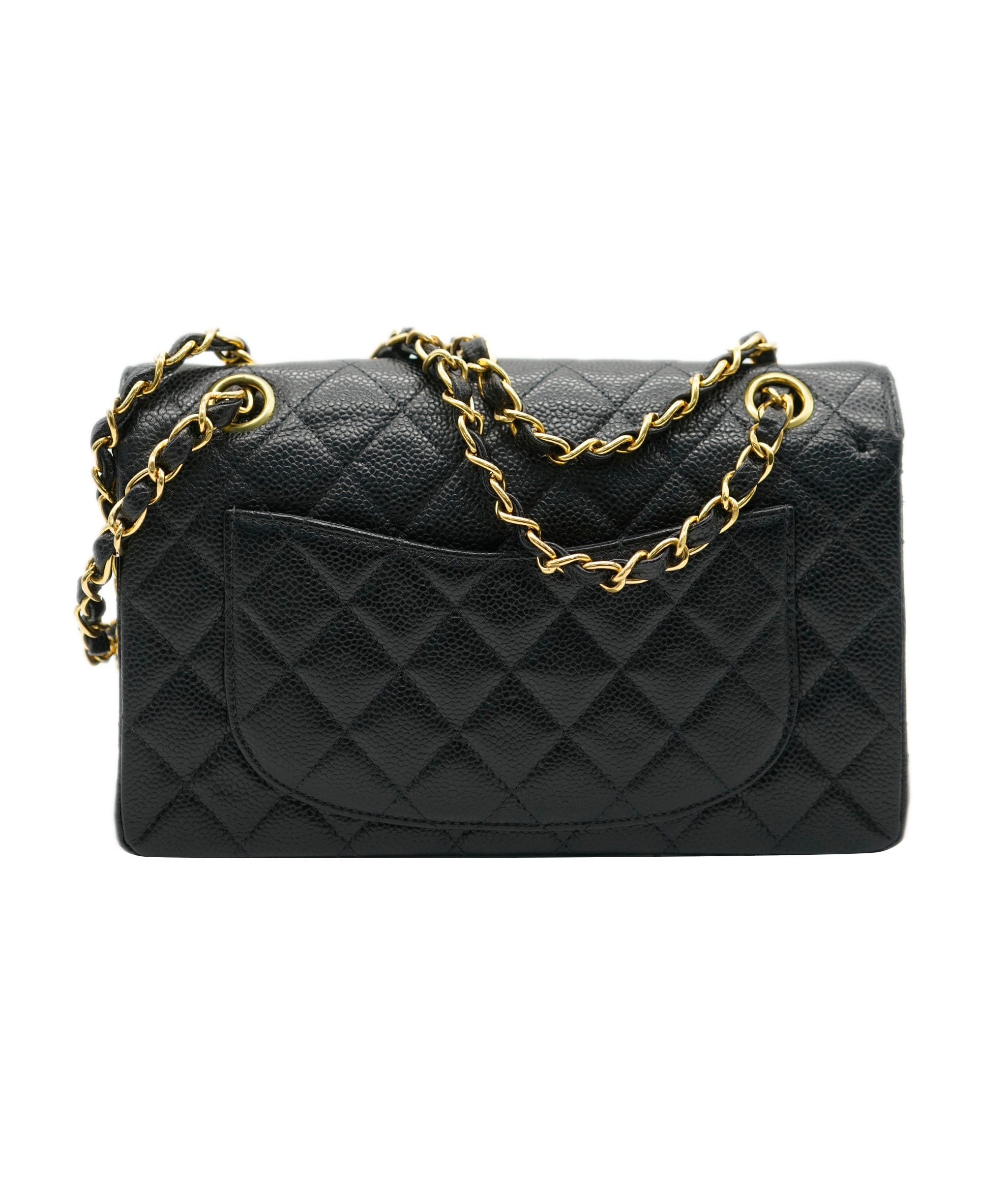 Chanel Chanel Vintage Classic Flap Small Black Caviar GHW #6 ASL10561