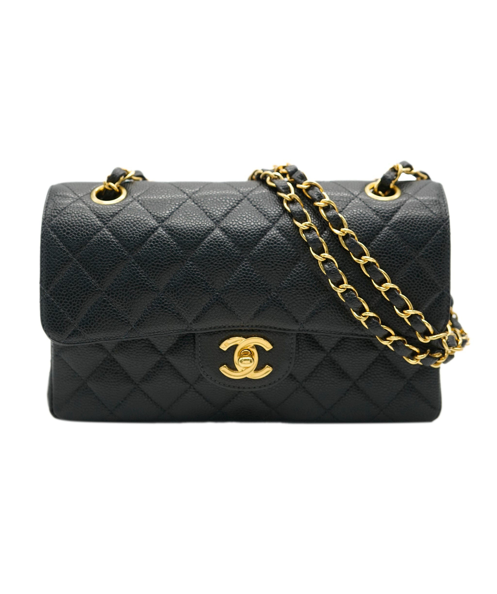 Chanel Chanel Vintage Classic Flap Small Black Caviar GHW #6 ASL10561