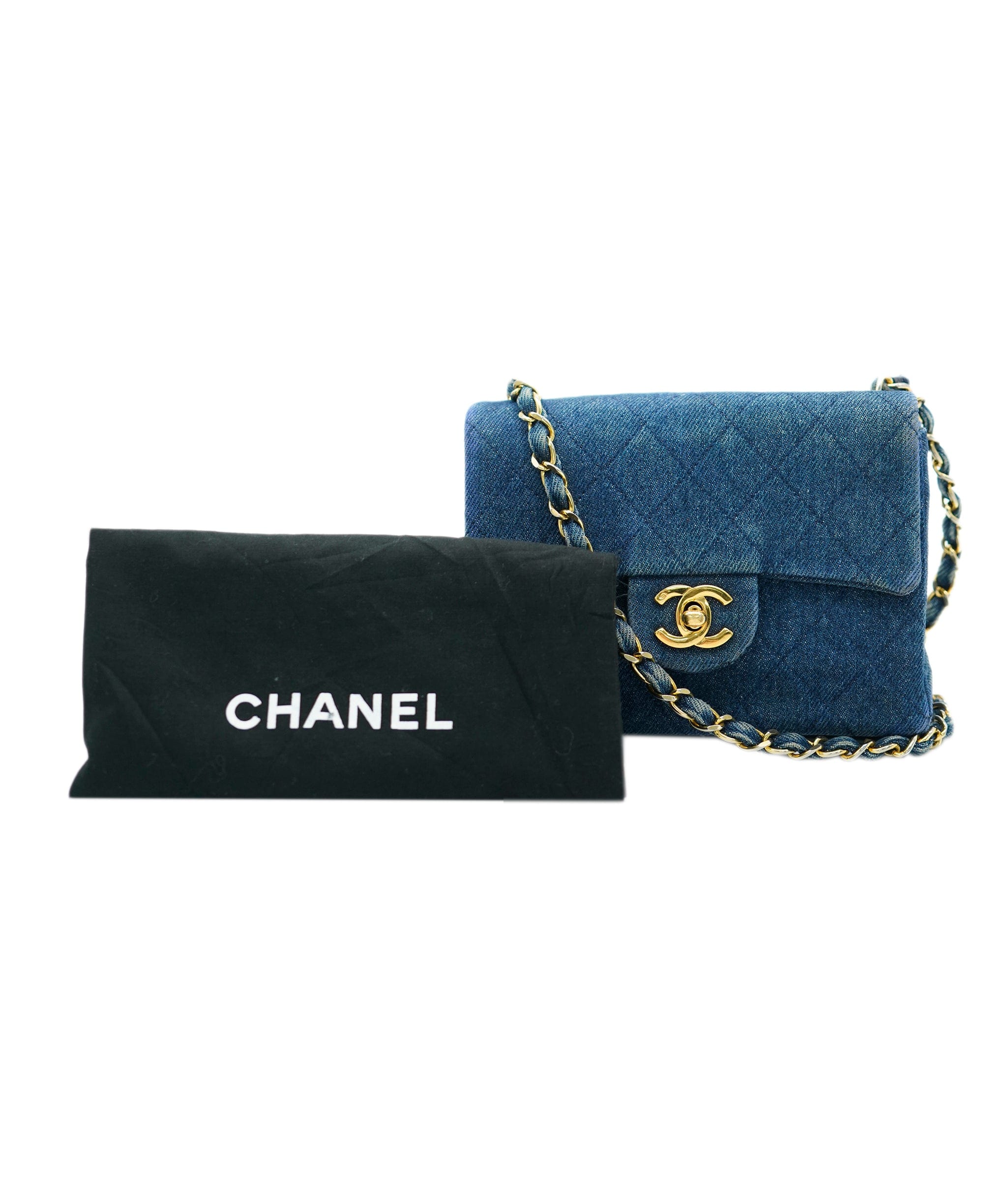 Chanel Chanel Vintage Denim Square GHW ALC1562