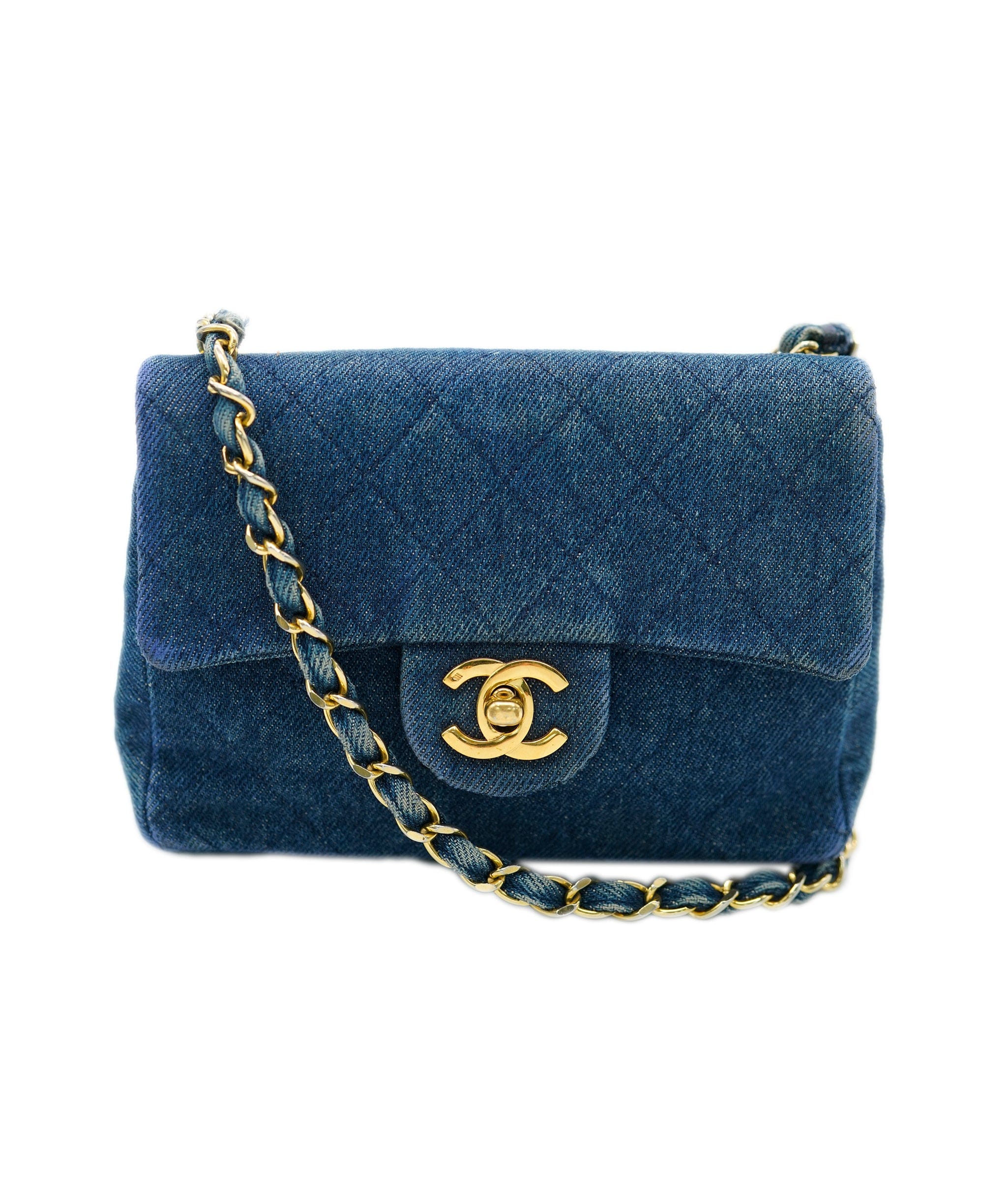 Chanel Chanel Vintage Denim Square GHW ALC1562