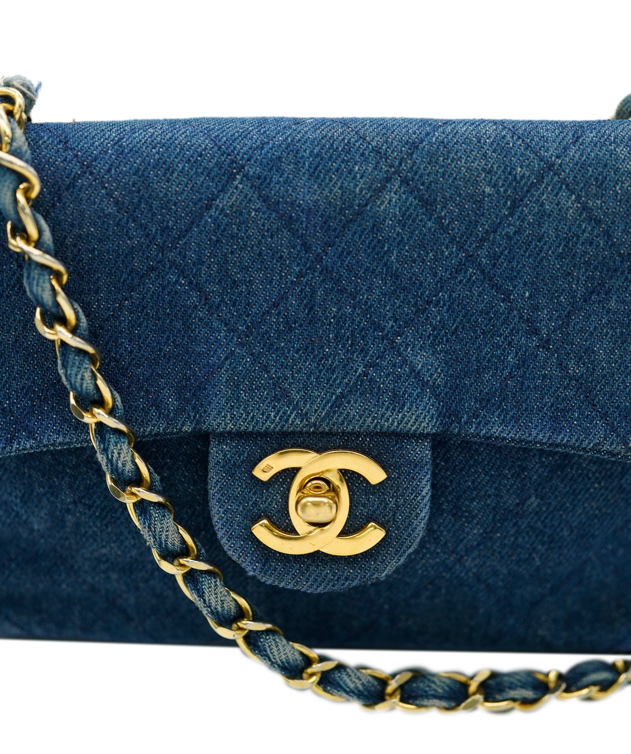 Chanel Chanel Vintage Denim Square GHW ALC1562