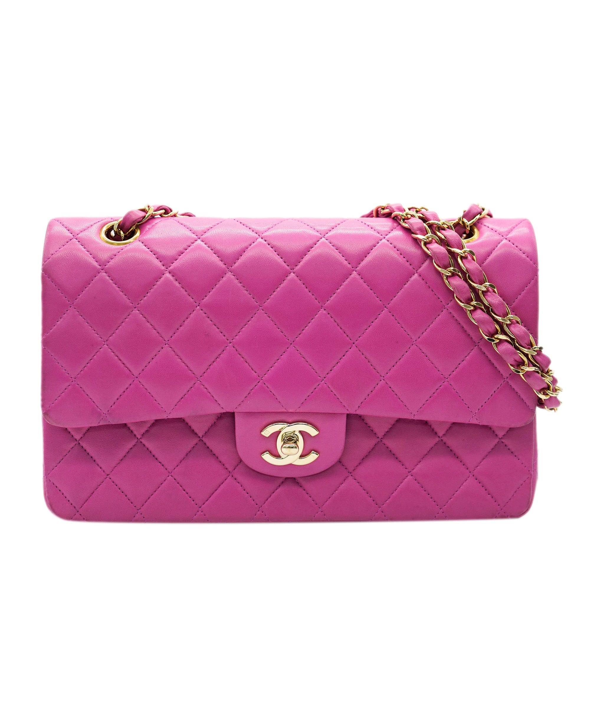 Chanel Chanel Vintage Hot Pink Double Classic Flap DBXS0032