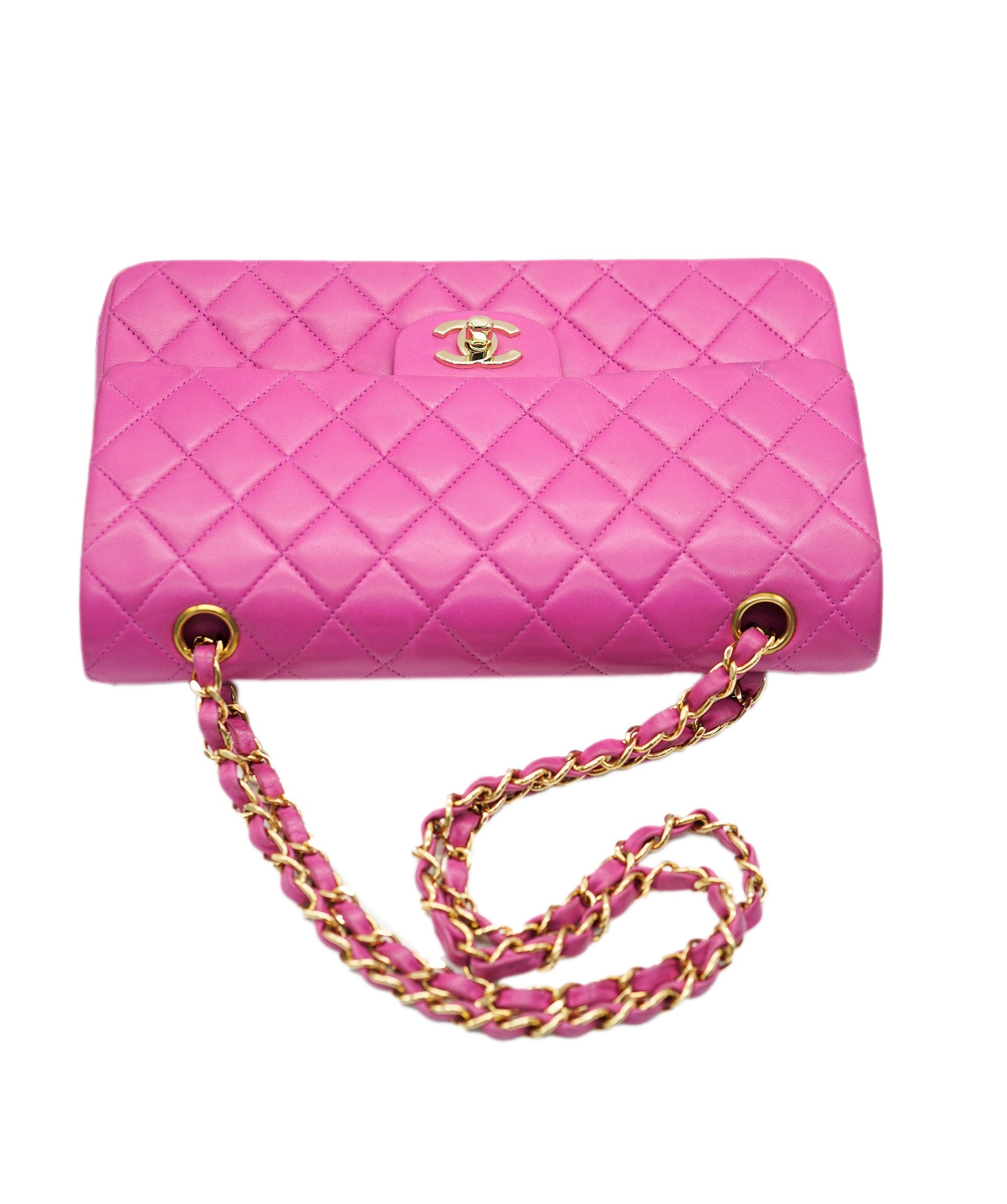 Chanel Chanel Vintage Hot Pink Double Classic Flap DBXS0032