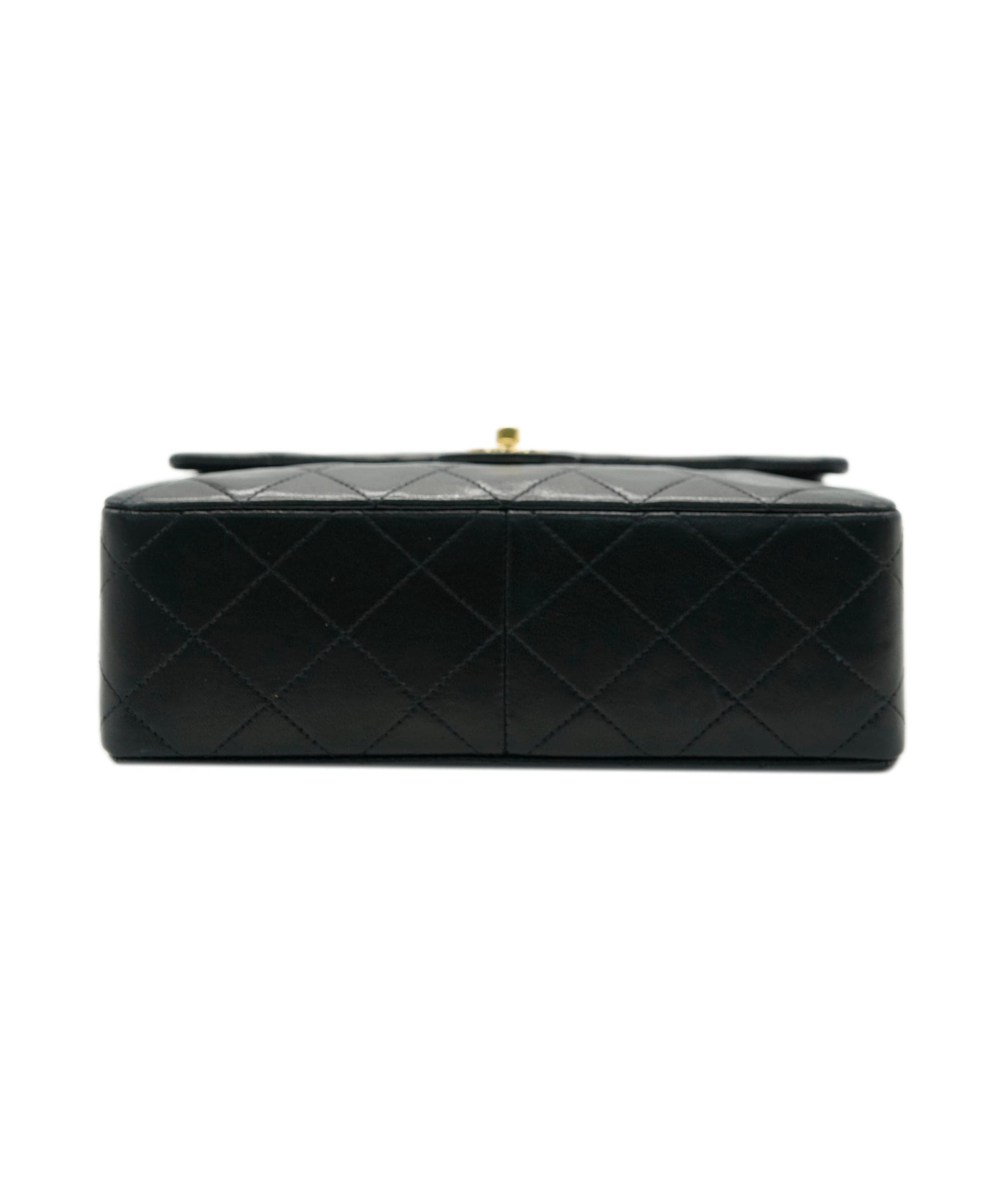 Chanel Chanel Vintage Mini Square Black Lambskin GHW #2 ASL10536