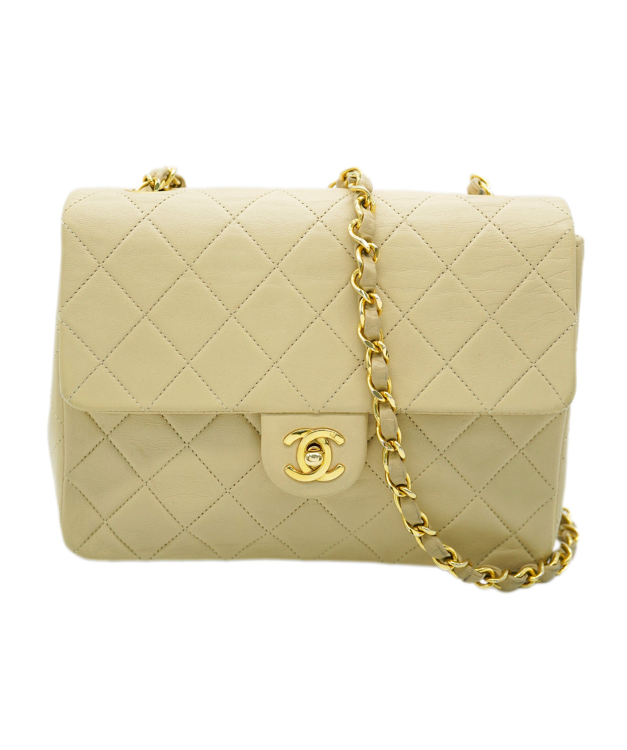 Chanel Chanel Vintage Mini Square Lambskin Crossbody  ALC1807