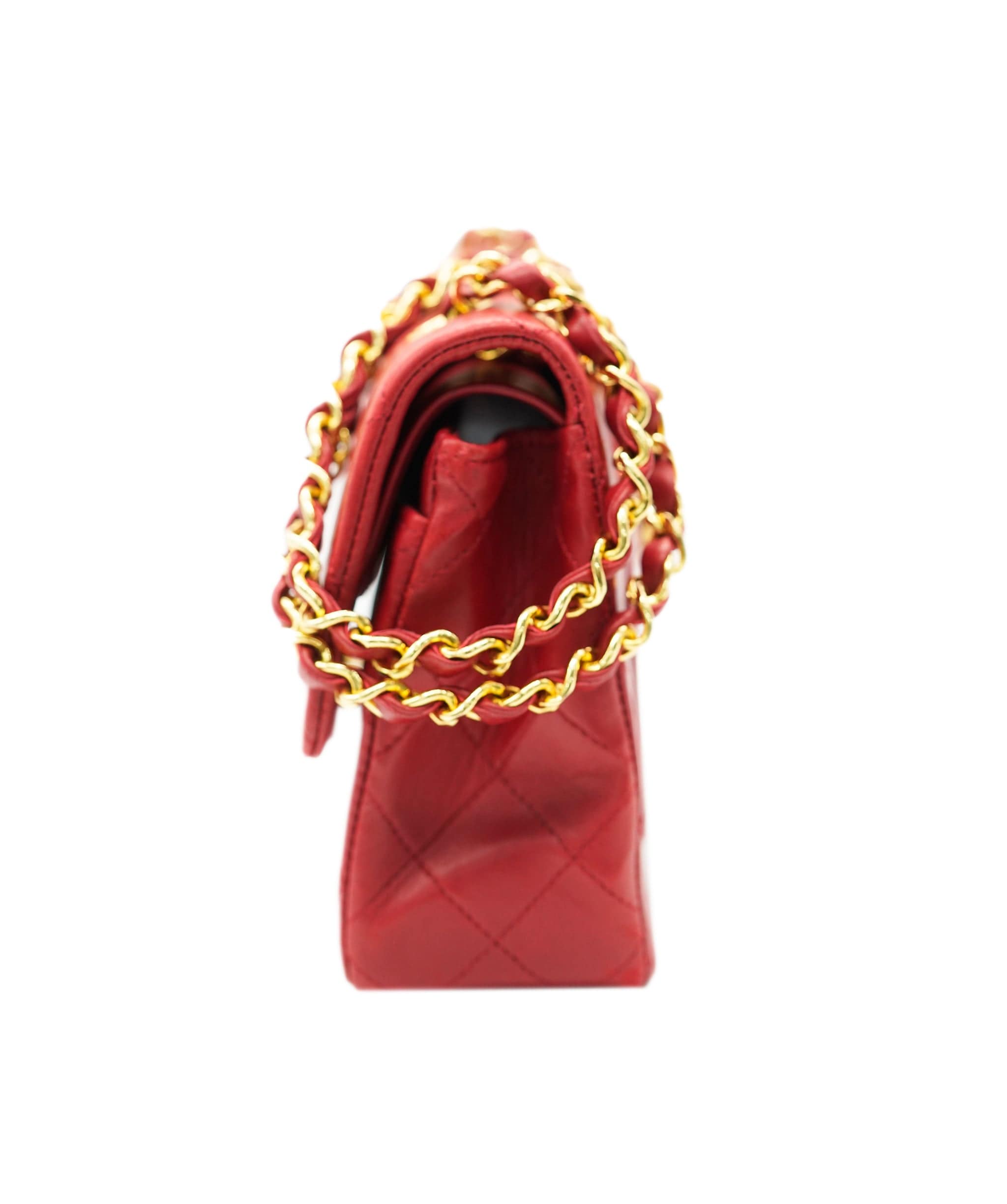 Chanel Chanel Vintage Red Small Classic Flap DBXS0004