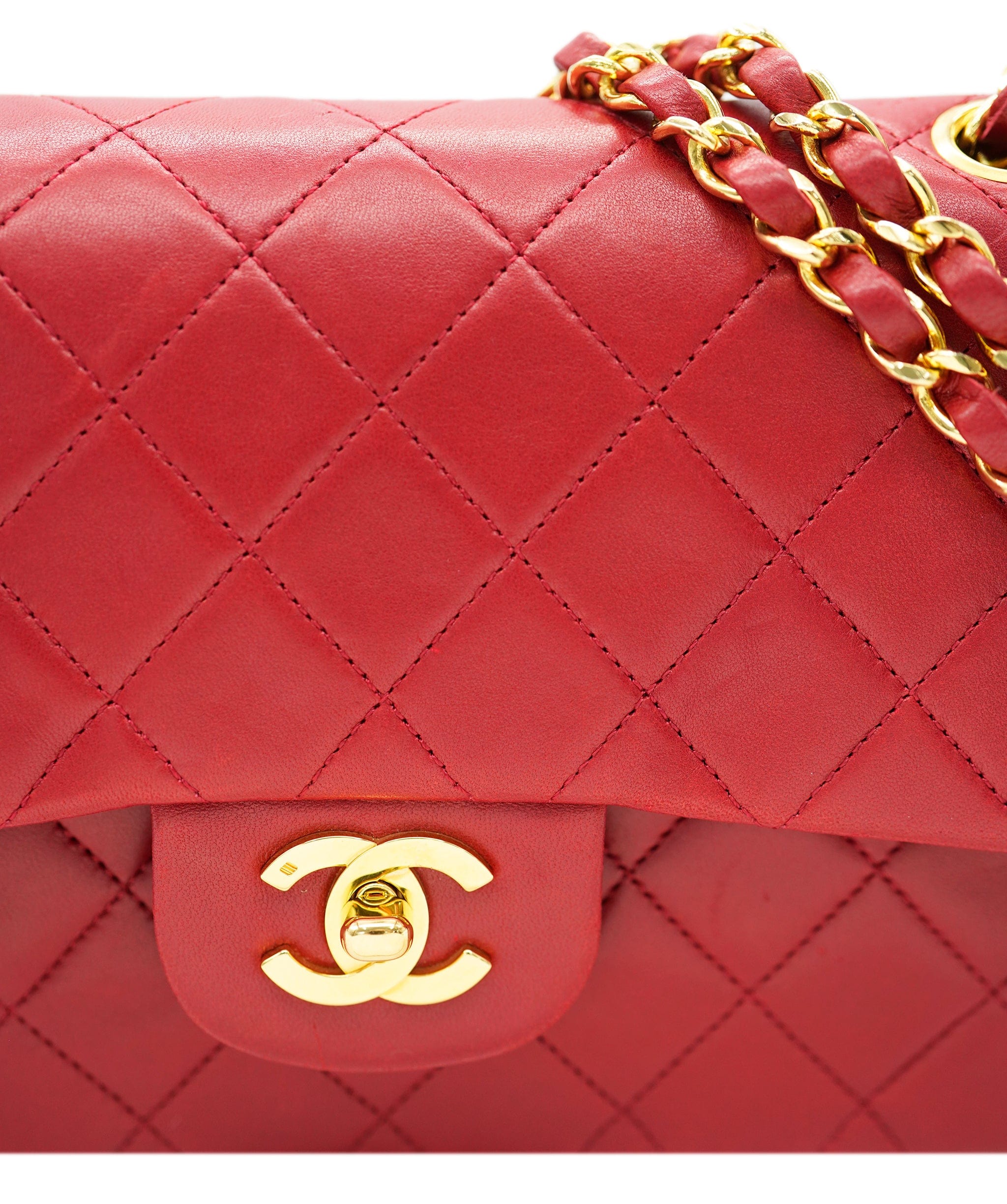 Chanel Chanel Vintage Red Small Classic Flap DBXS0004