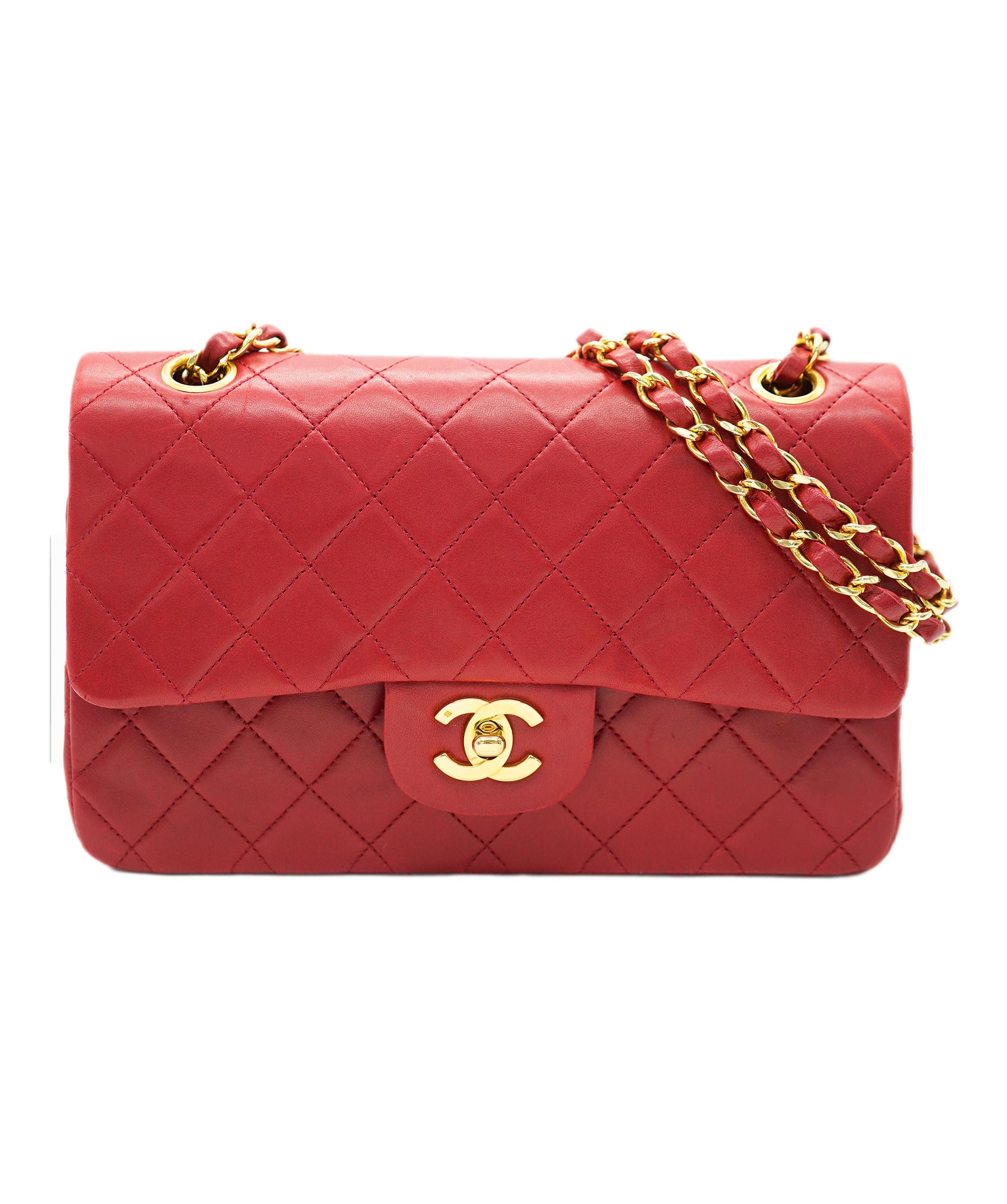 Chanel Chanel Vintage Red Small Classic Flap DBXS0004