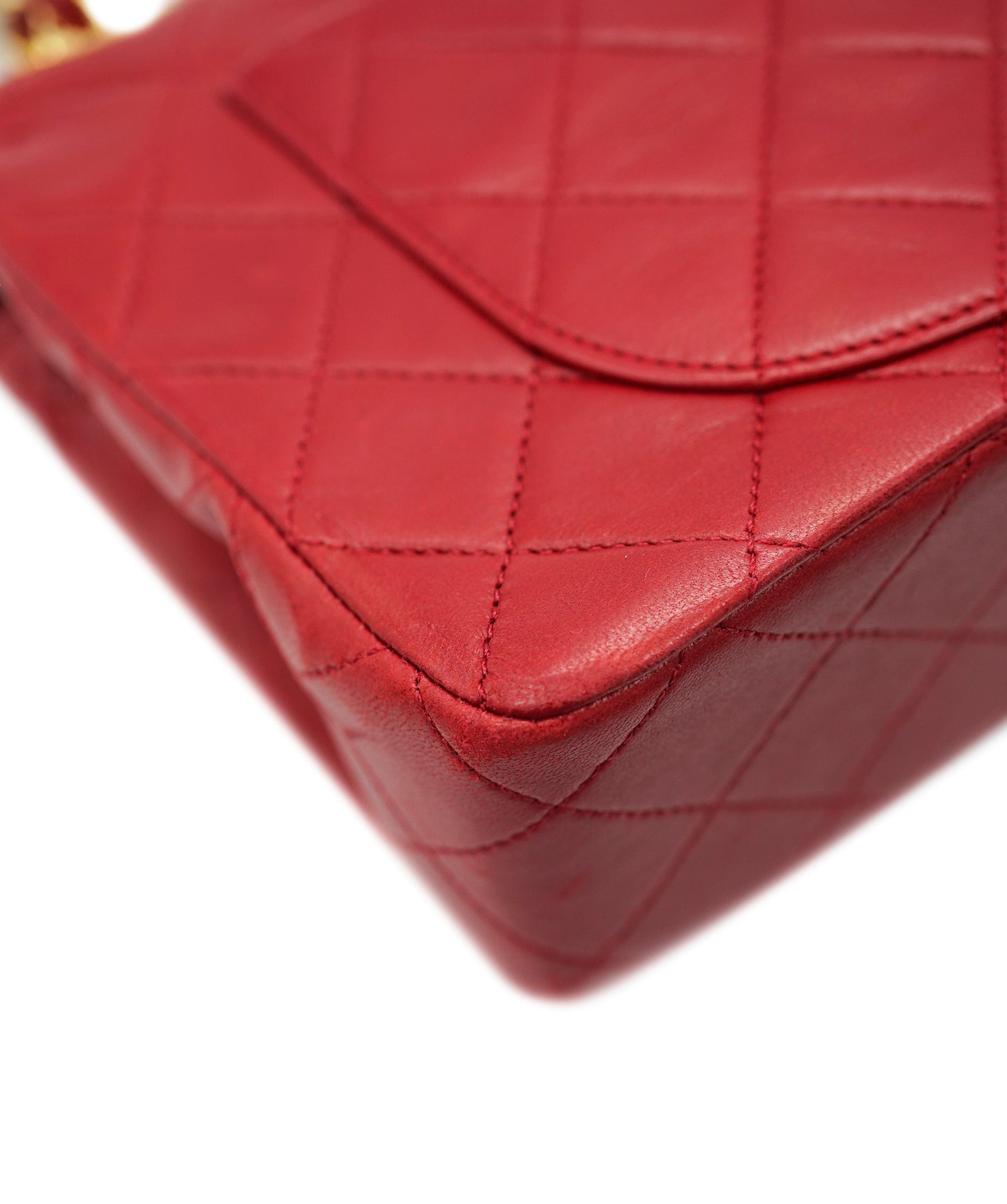 Chanel Chanel Vintage Red Small Classic Flap DBXS0004