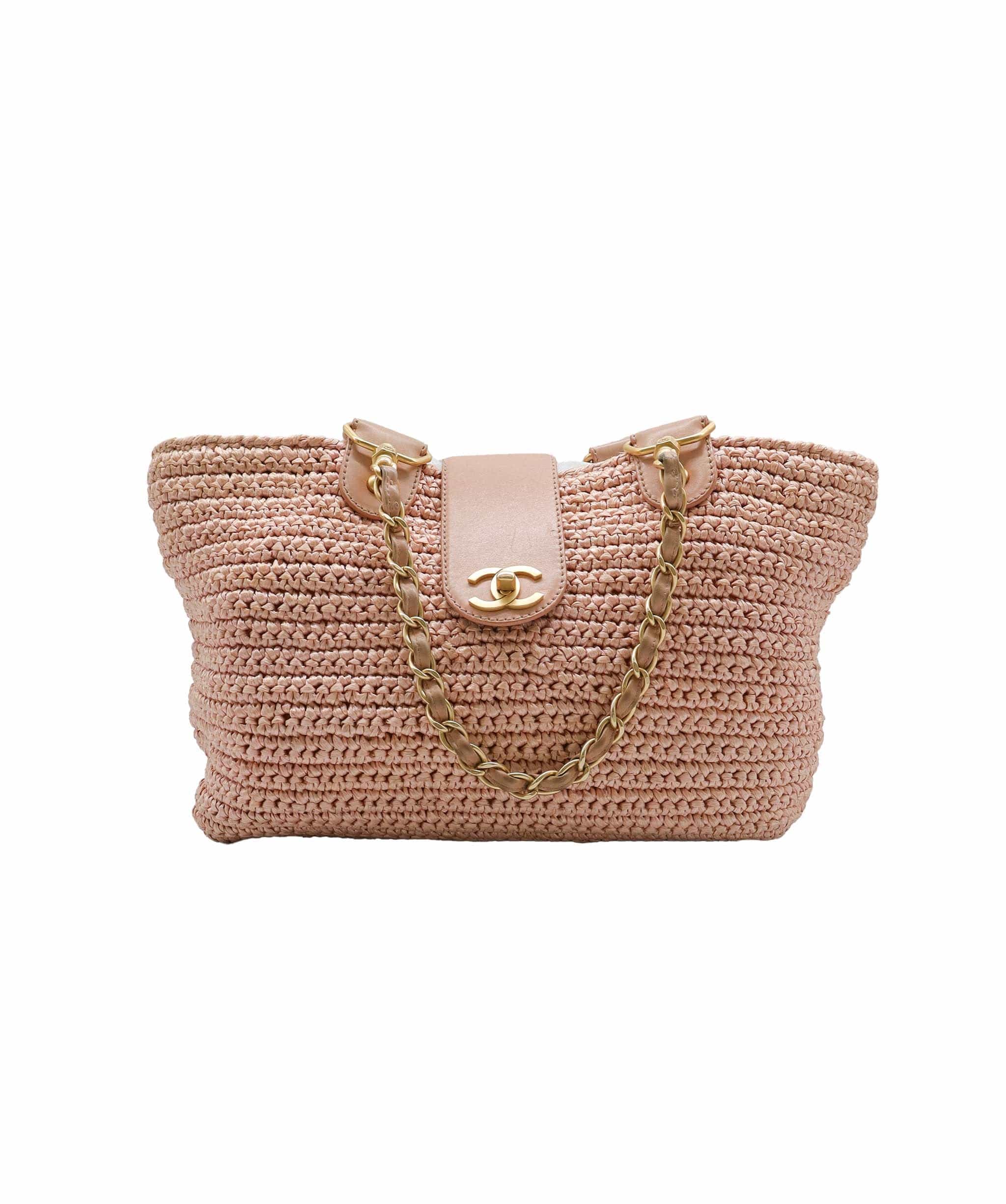 Chanel Chanel Vintage Straw Tote Bag - DXBS1287