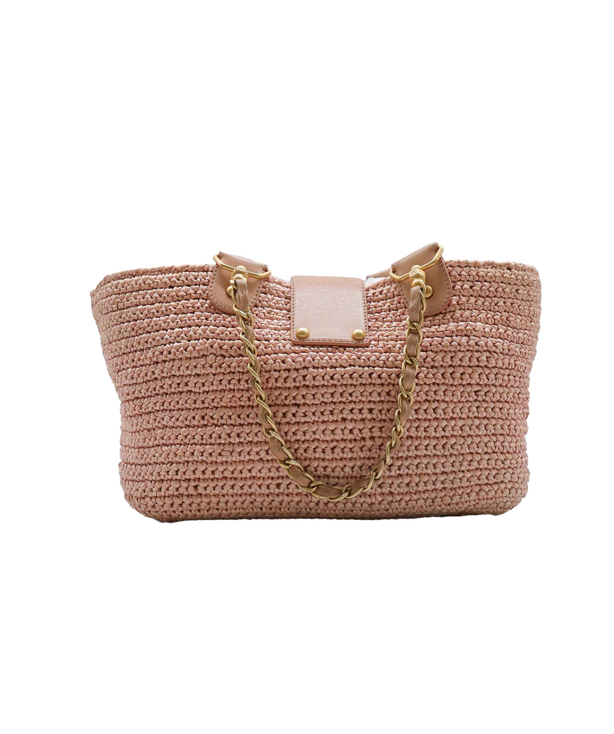 Chanel Chanel Vintage Straw Tote Bag - DXBS1287