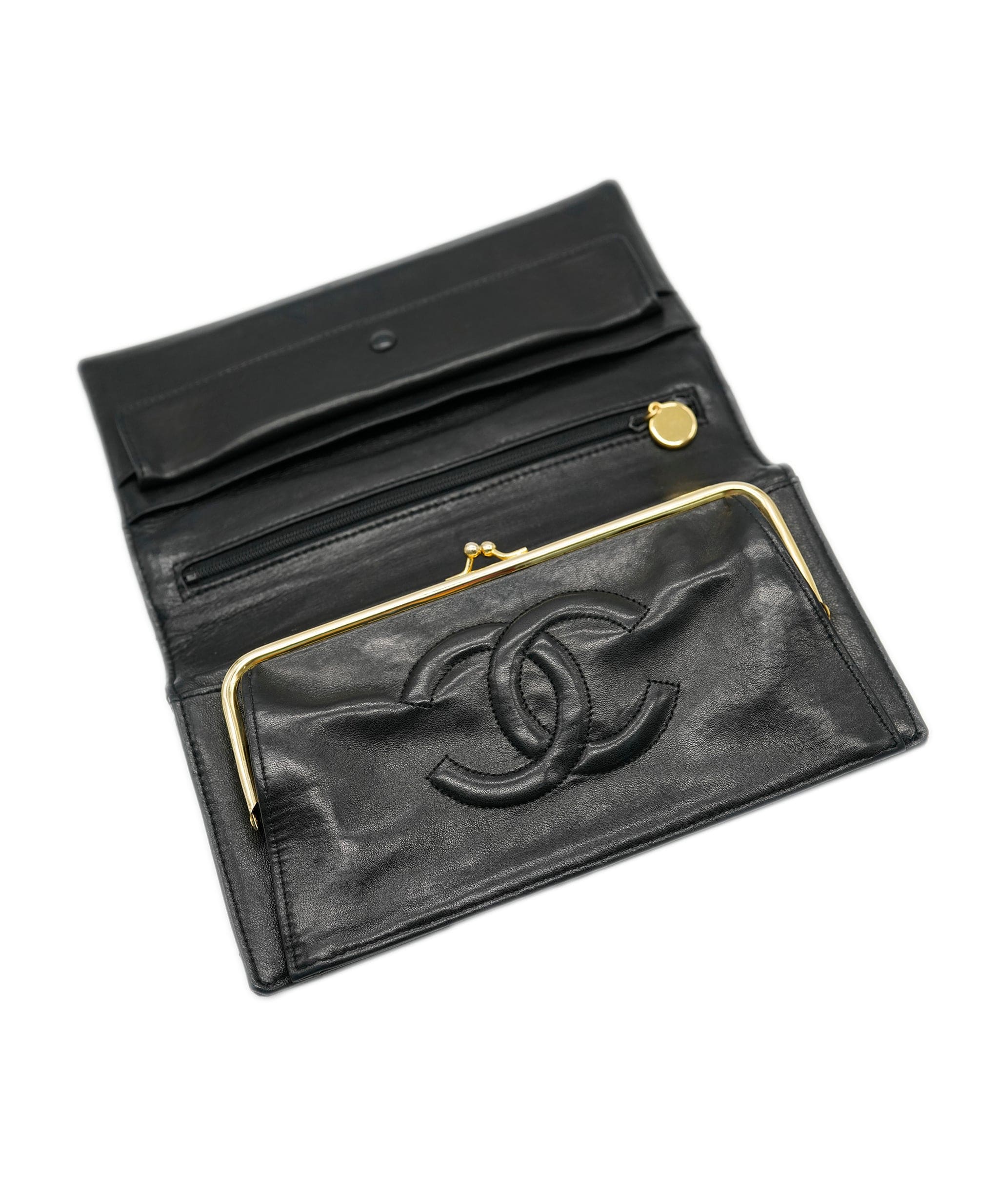 Chanel Chanel Vintage Wallet of Chain with CC strap ALC0876