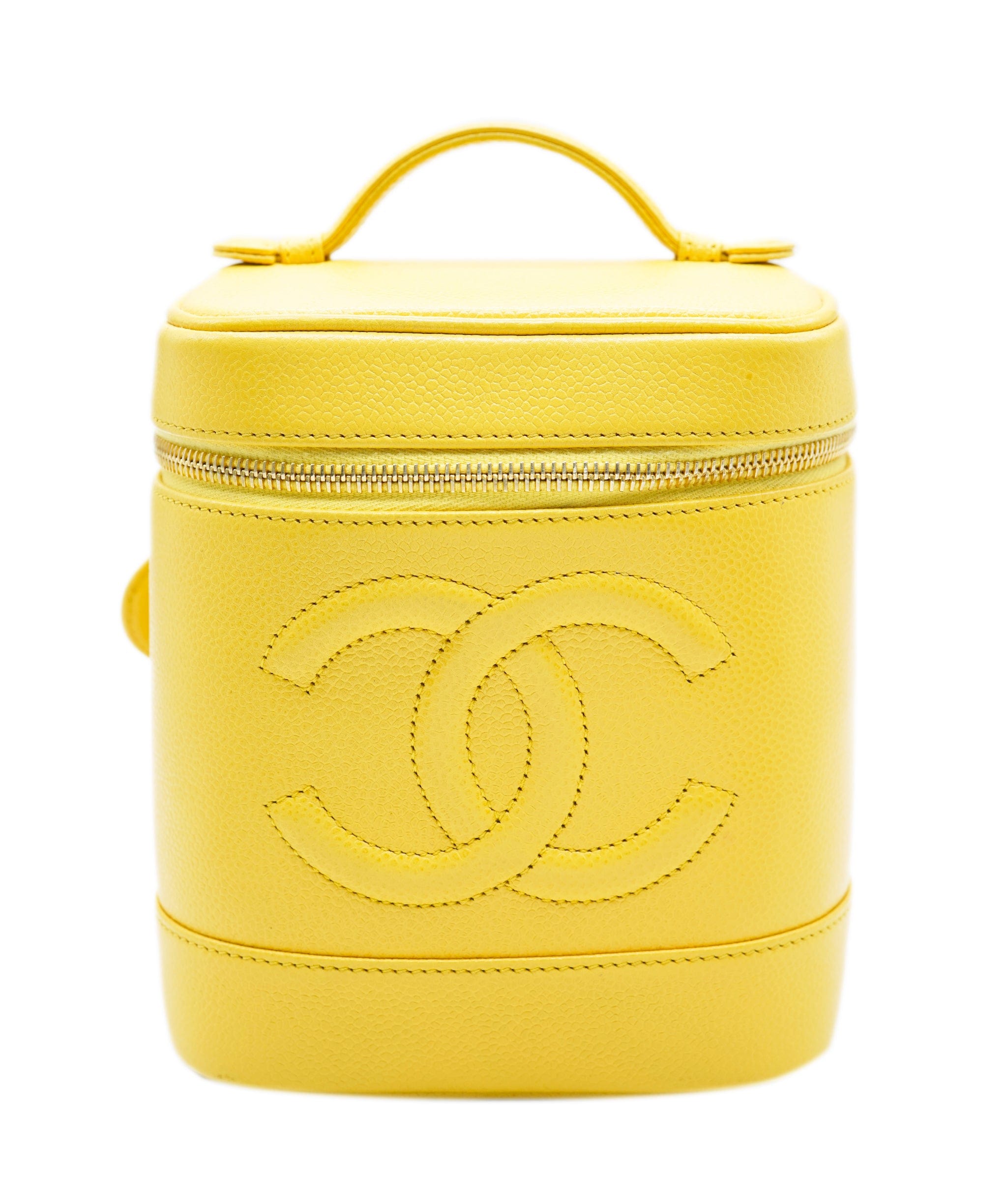 Chanel Chanel Vintage Yellow Vanity  ALC1076