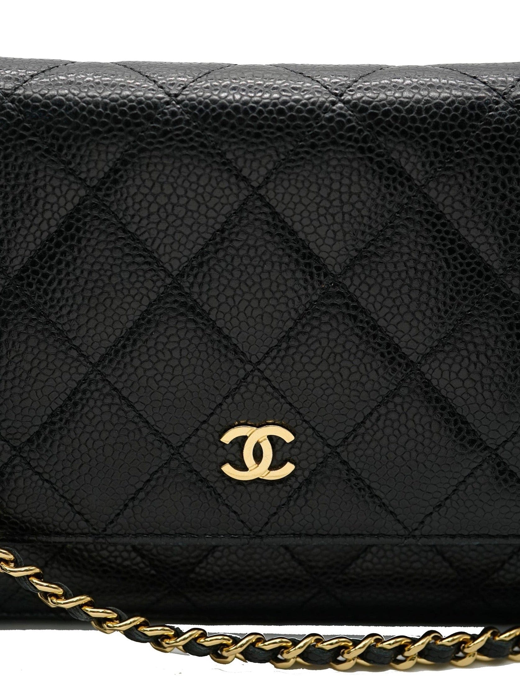 Chanel Chanel Wallet on Chain Caviar with Gold Hardware ALL0709