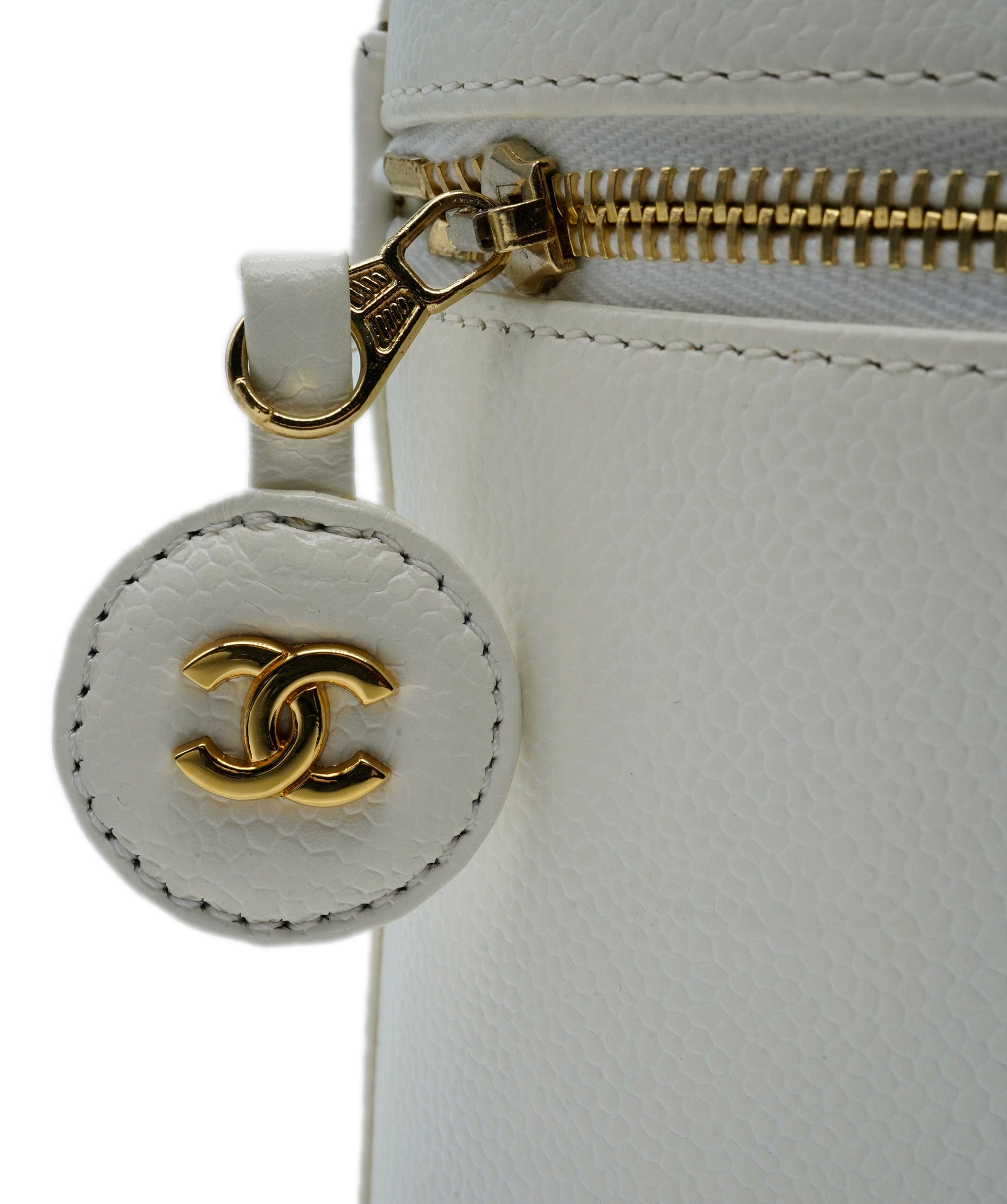 Chanel Chanel White Caviar Vanity Bag Series 8 ASL9560