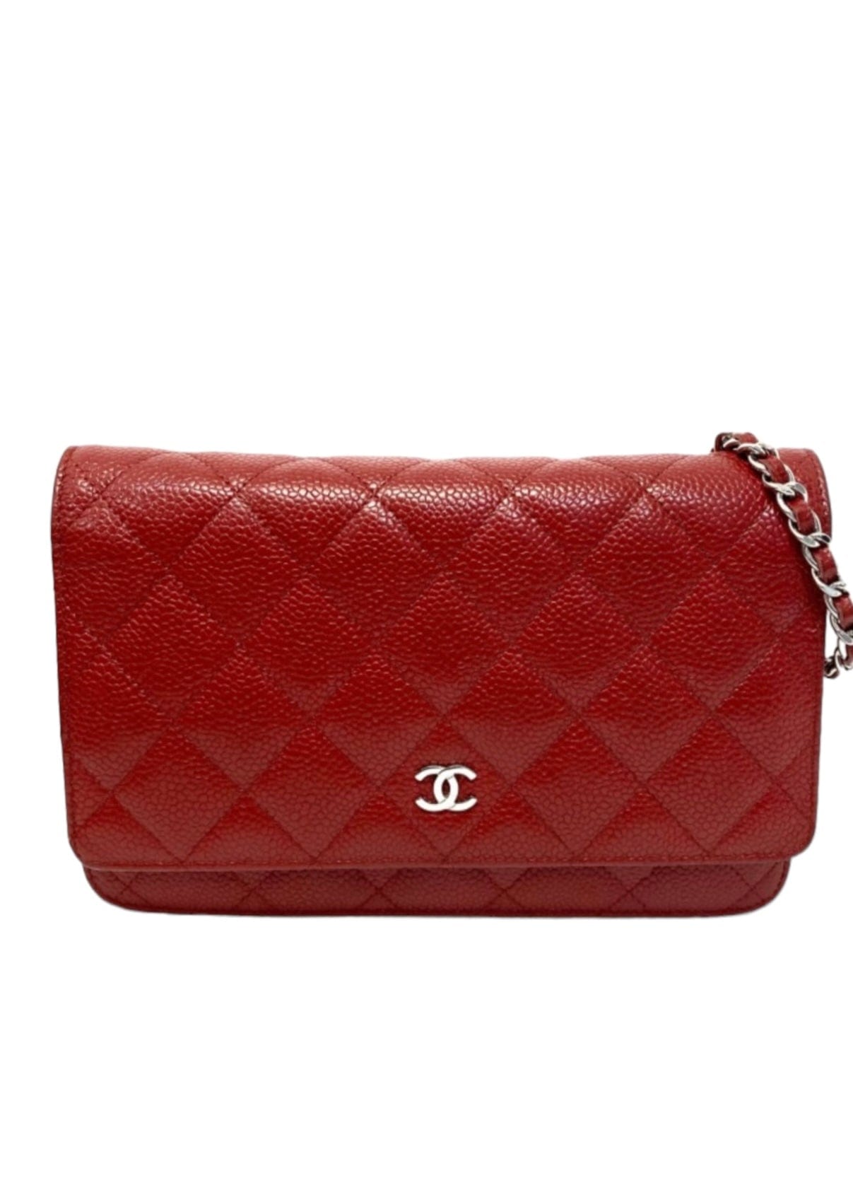 Chanel Chanel WOC Red Caviar SHW #21 SKC1792