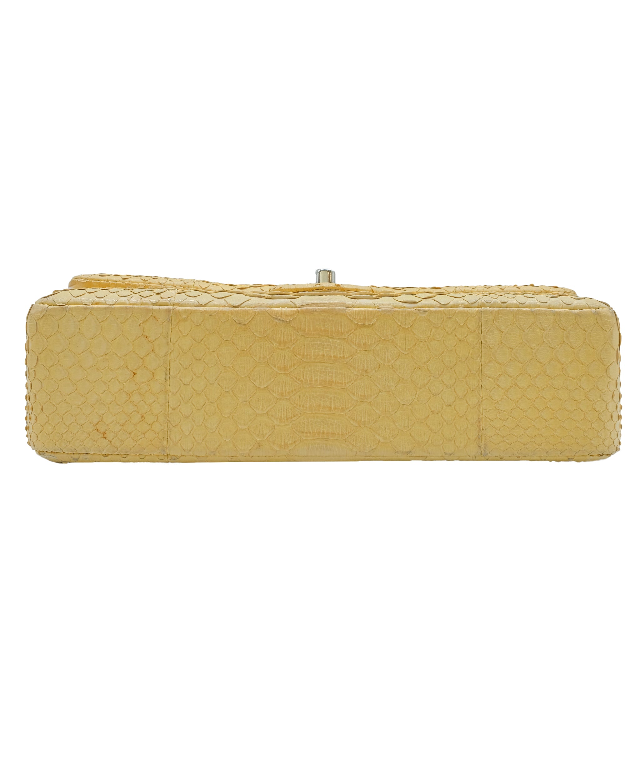 Chanel Chanel Yellow Python Medium Double Yellow Python ASC5273